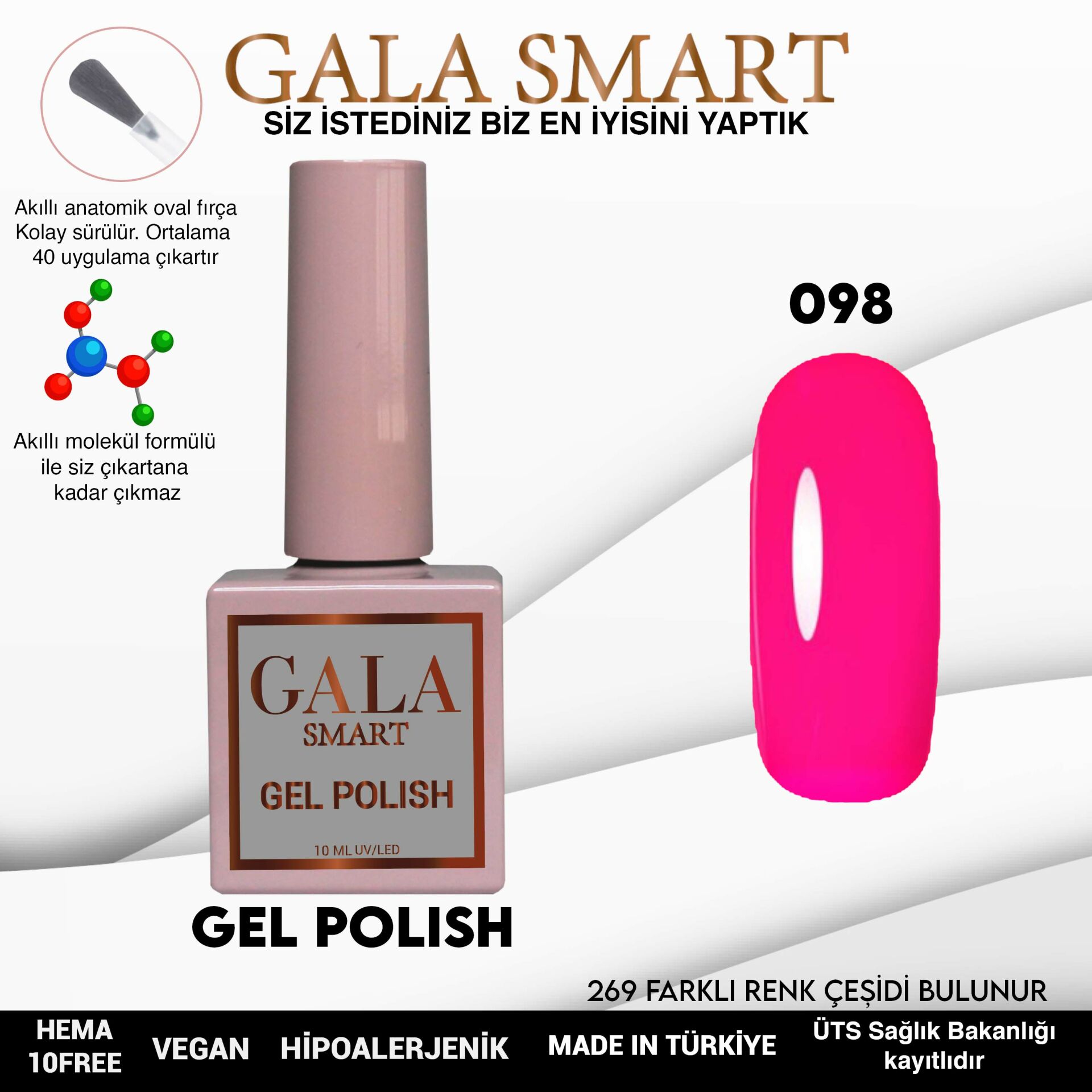 Classic Gel Polish No: 098 resmi