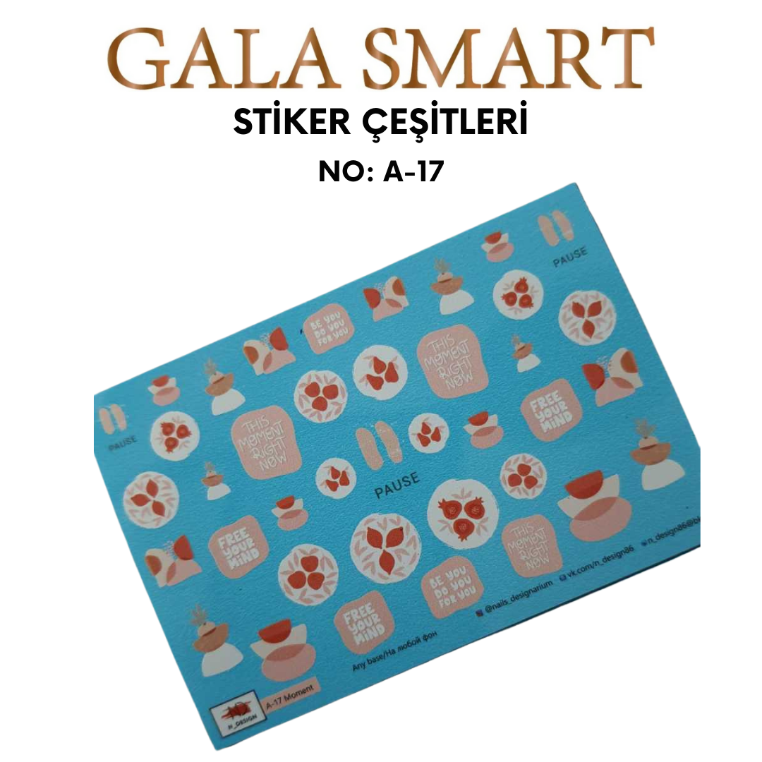 Stiker No: A-17 resmi