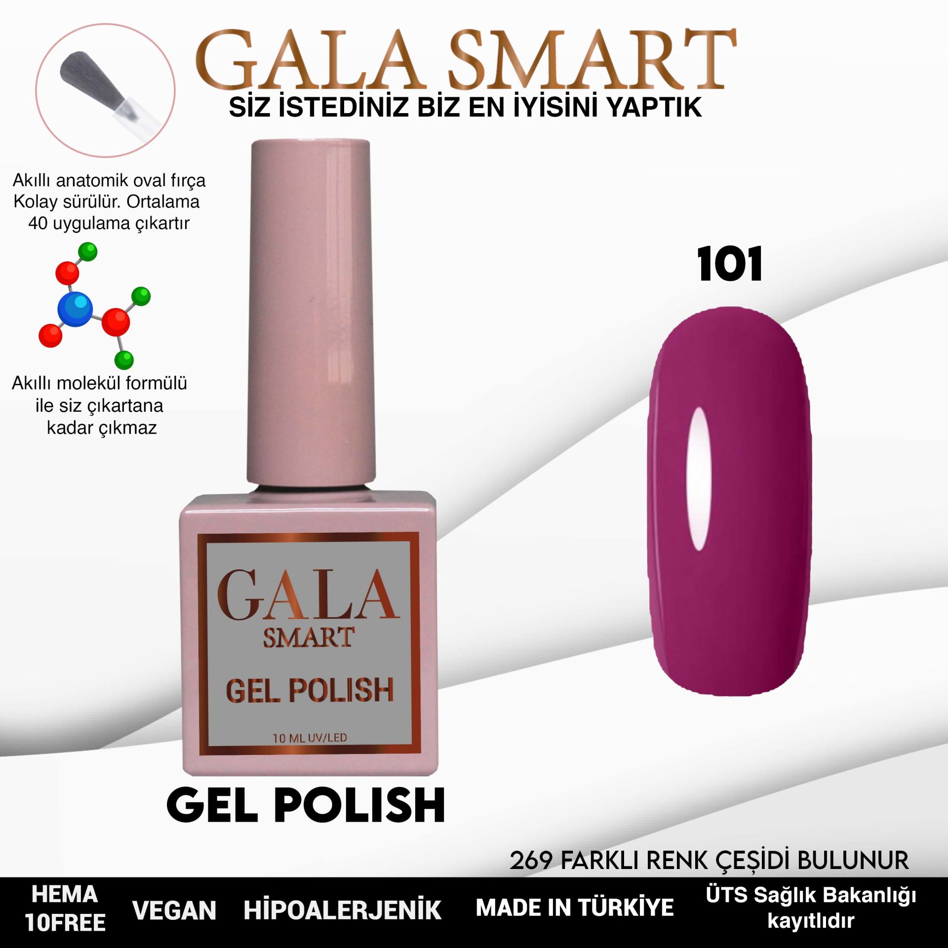 Classic Gel Polish No: 101 resmi