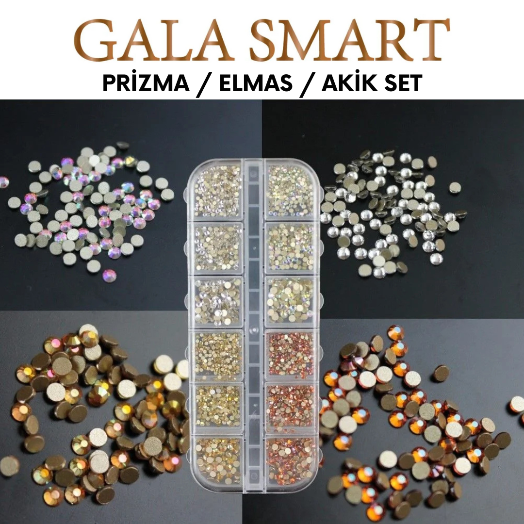 Prizma Elmas Akik Taş Set resmi