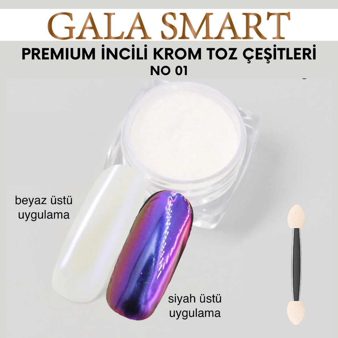Premium İncili Krom Toz No 01 resmi