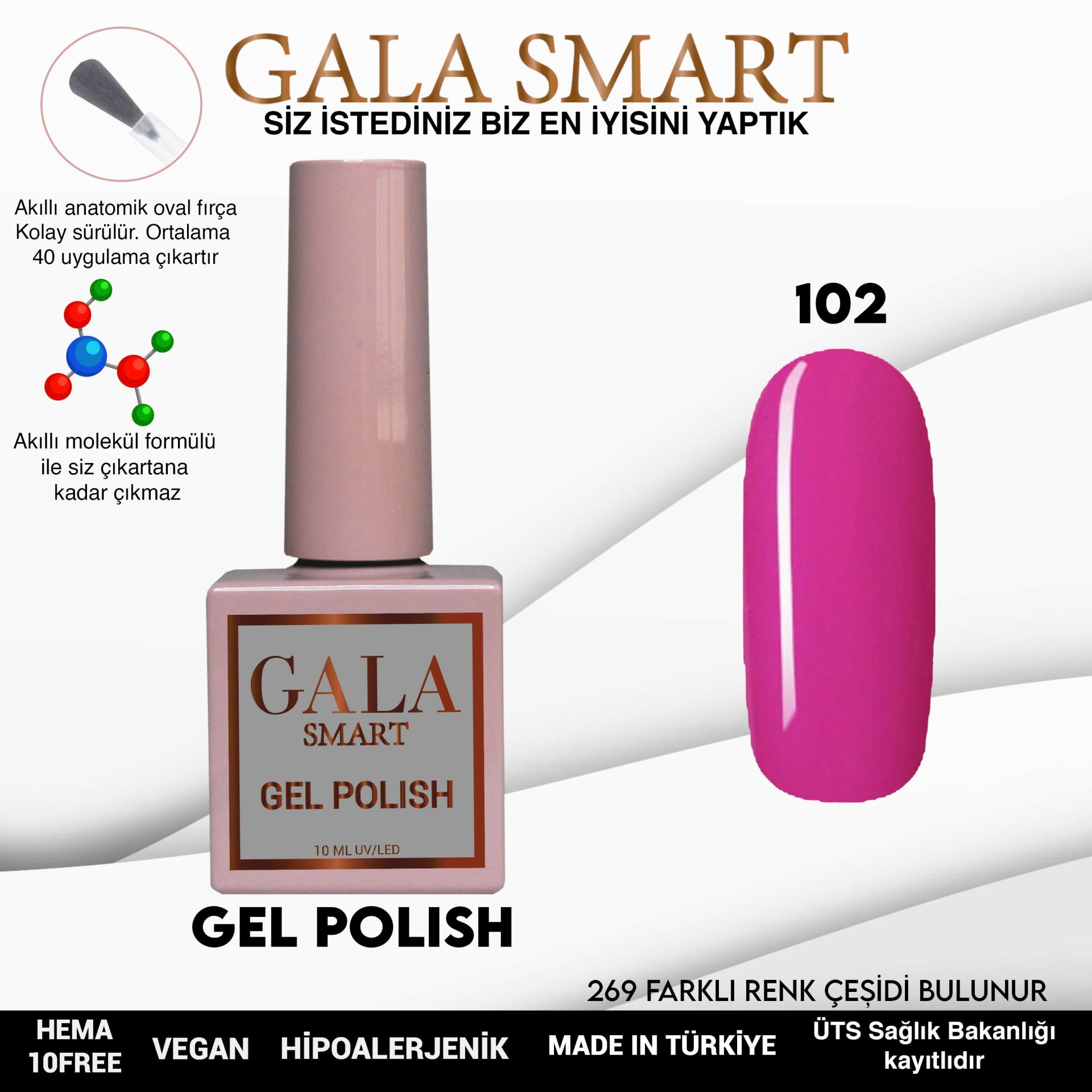 Classic Gel Polish No: 102 resmi