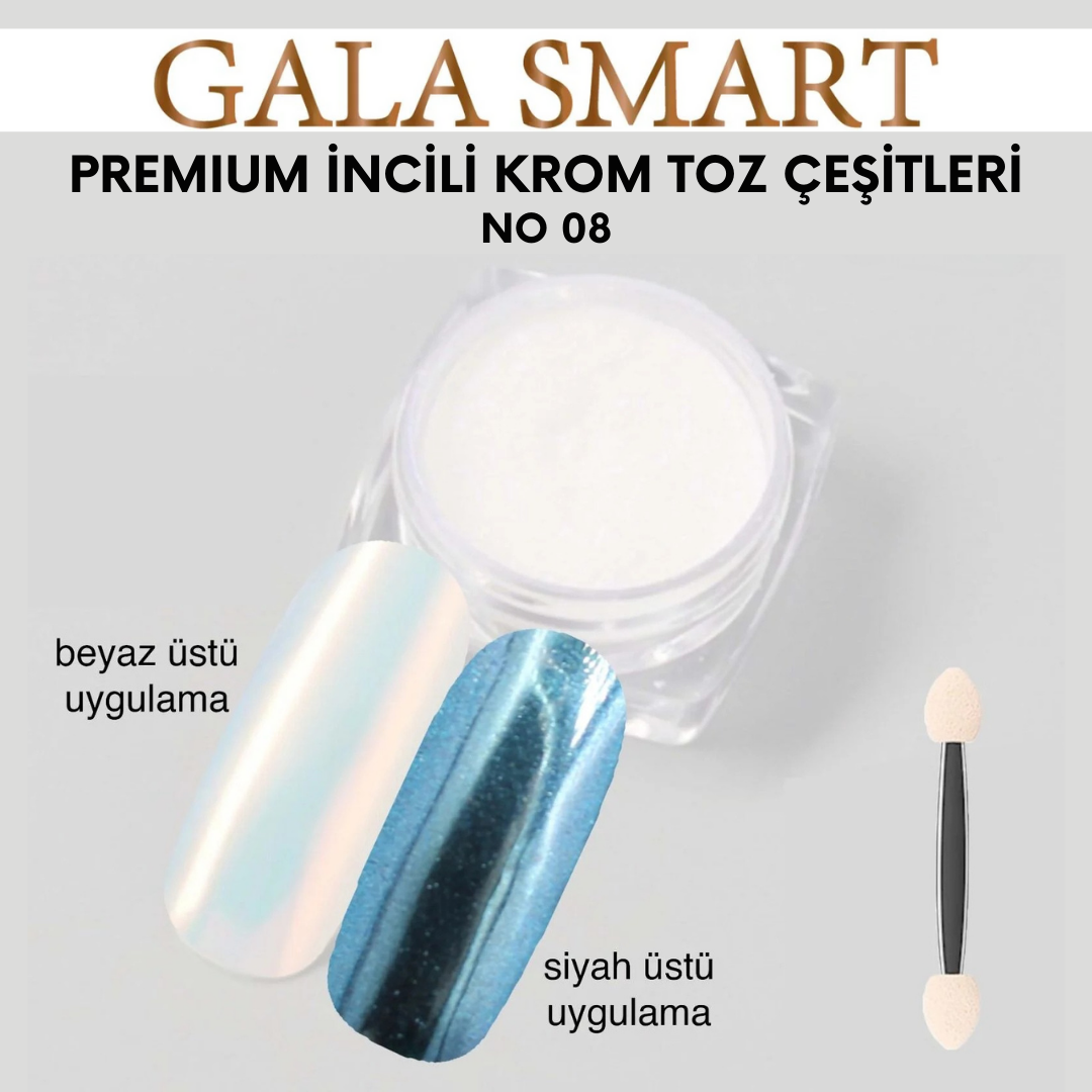 Premium İncili Krom Toz No 08 resmi