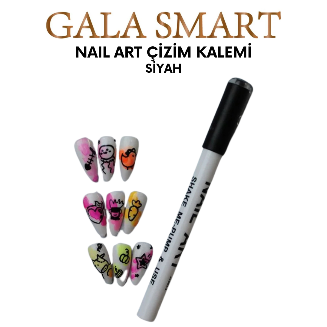 Nail Art Çizim Kalemi, Siyah resmi
