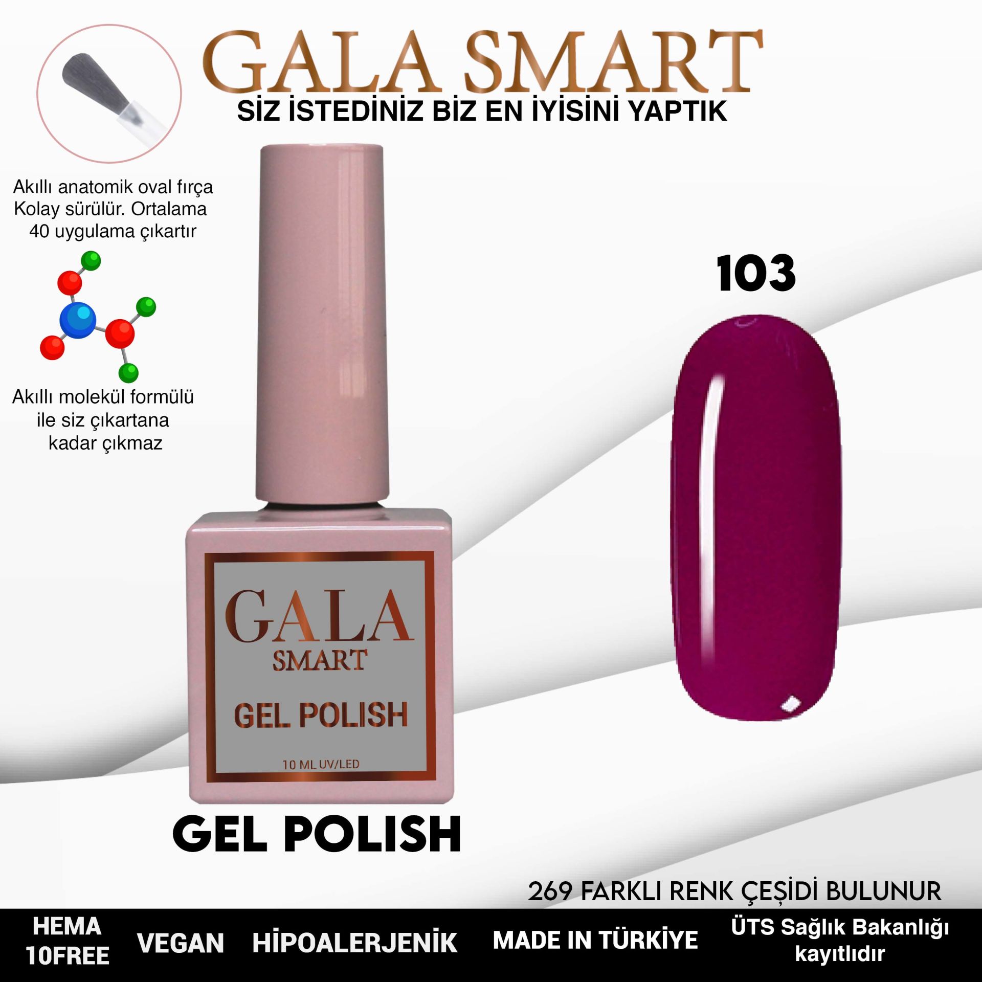 Classic Gel Polish No: 103 resmi