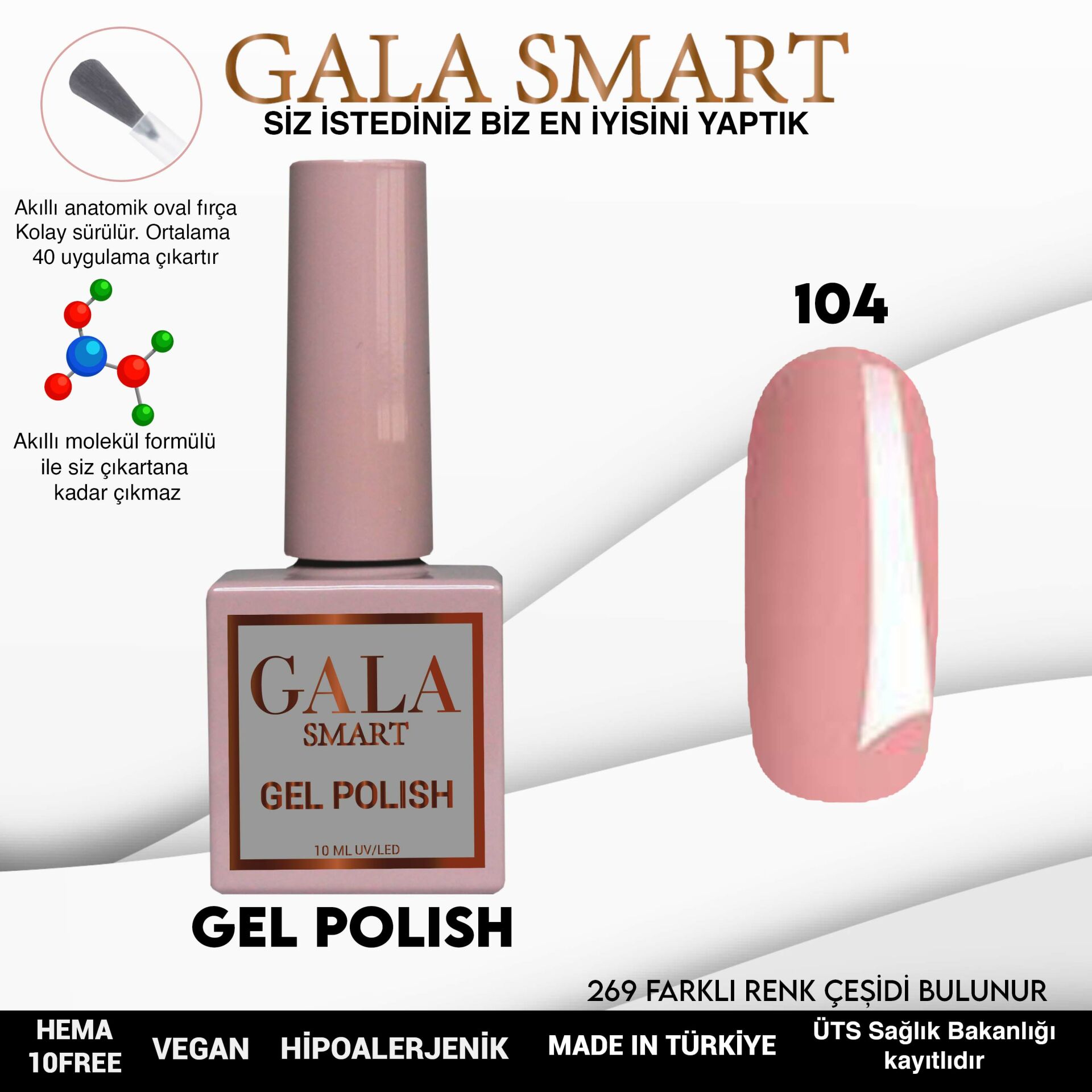Classic Gel Polish No: 104 resmi