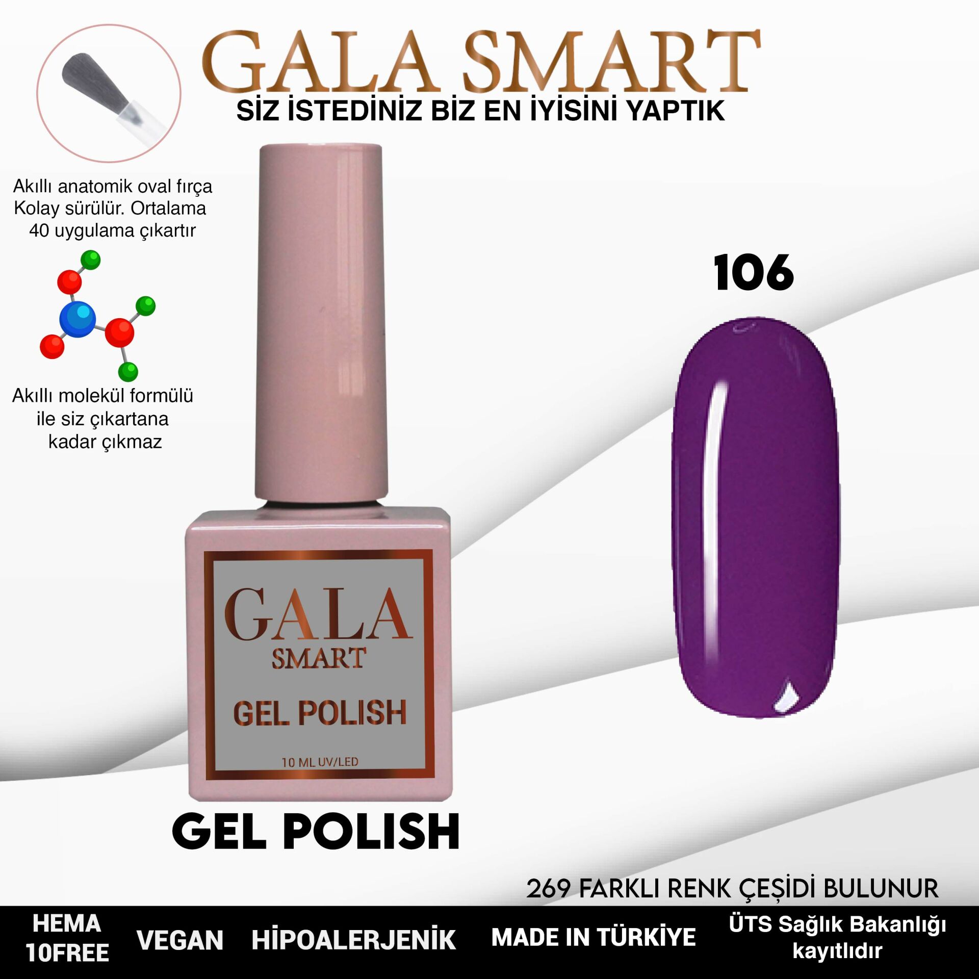 Classic Gel Polish No: 106 resmi