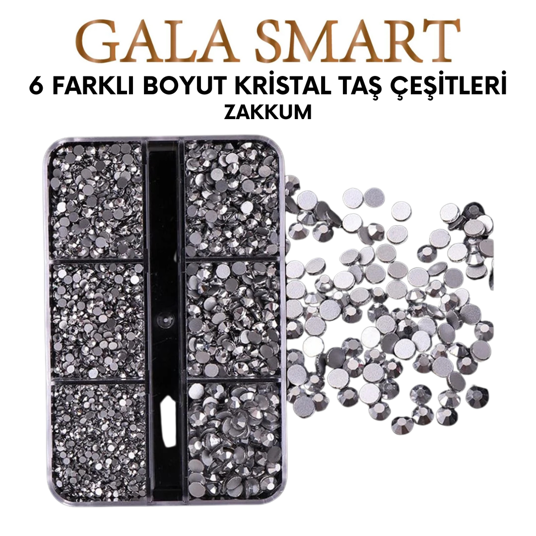 Kristal Taş 6 Farklı Boyut - Zakkum resmi