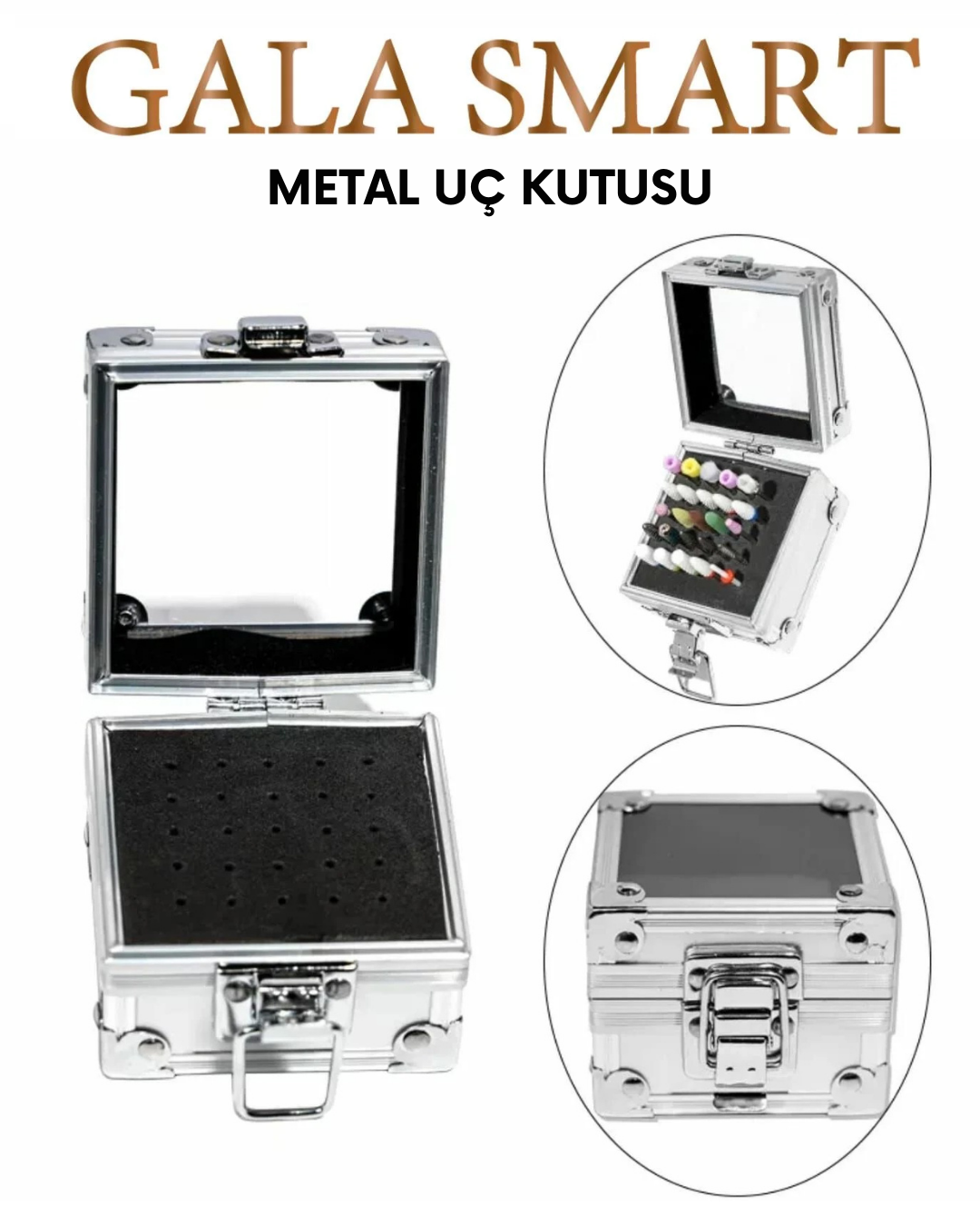 Metal Uç Kutusu - Silver resmi