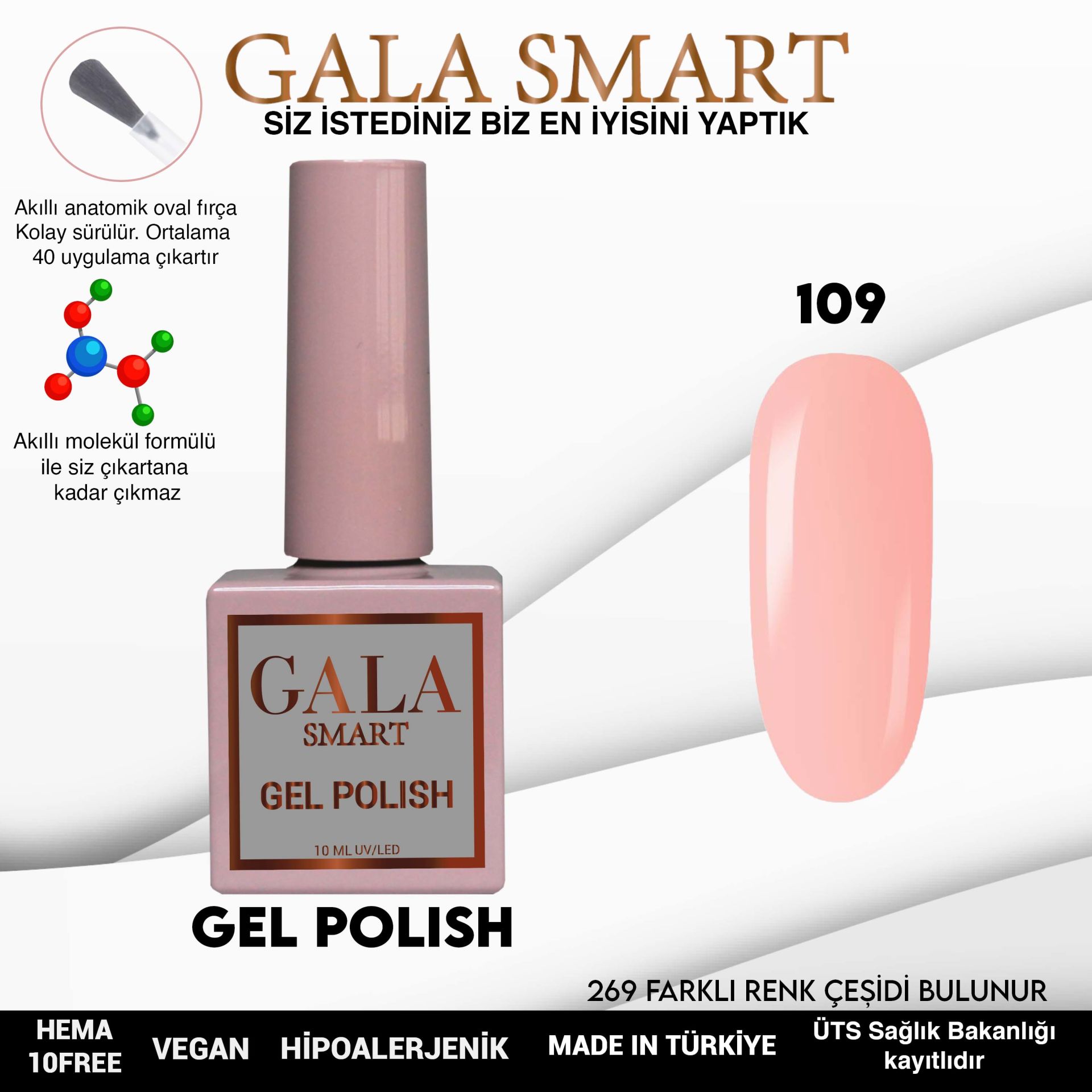 Classic Gel Polish No: 109 resmi