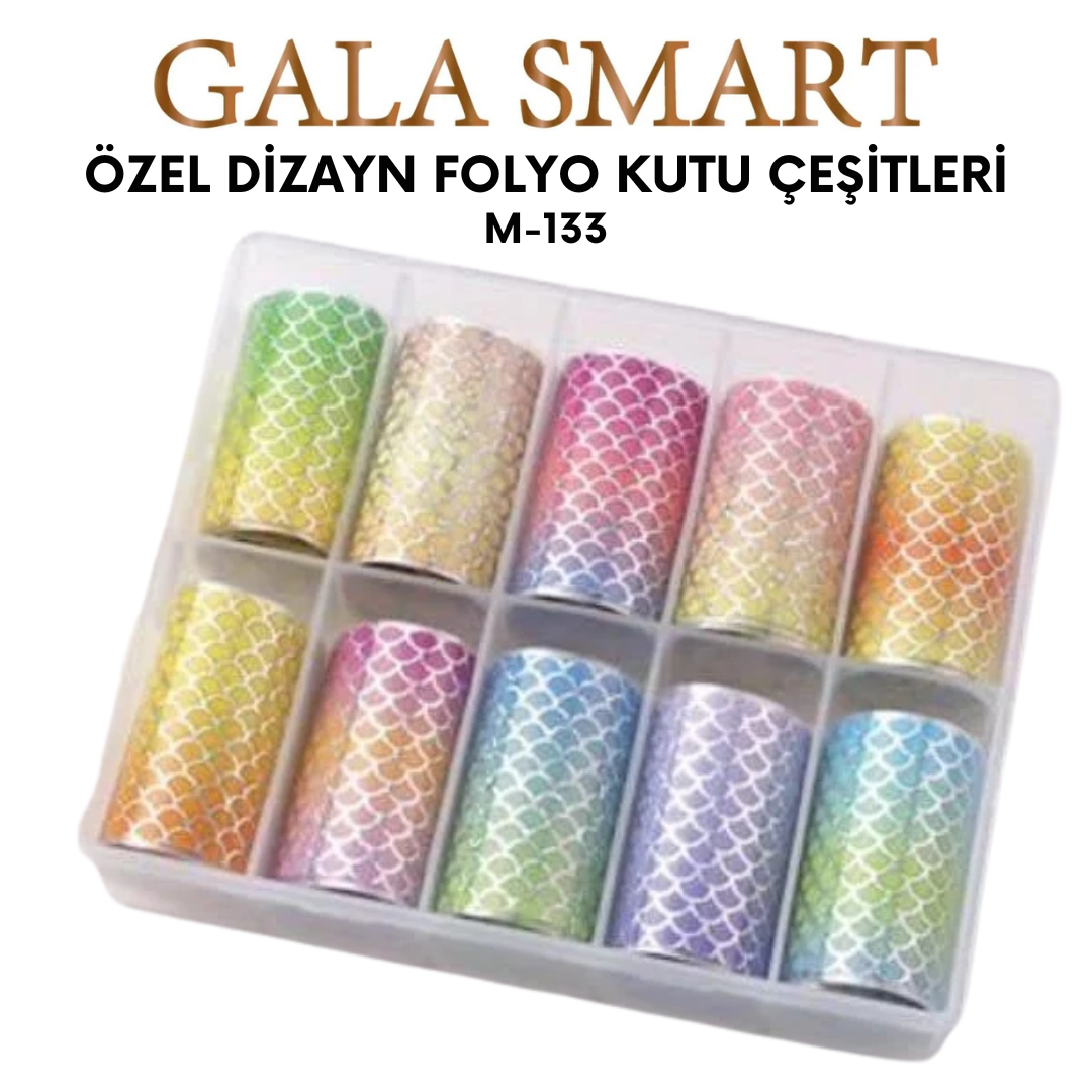 Özel Dizayn Kırık Cam Folyo Kutulu M-133 resmi