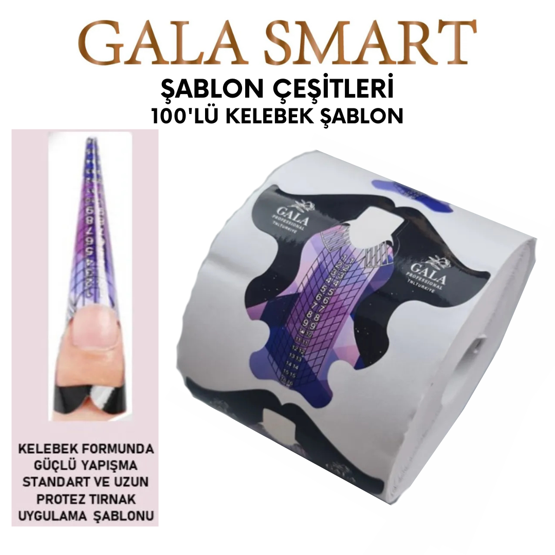 Kelebek Şablon 100'lü resmi