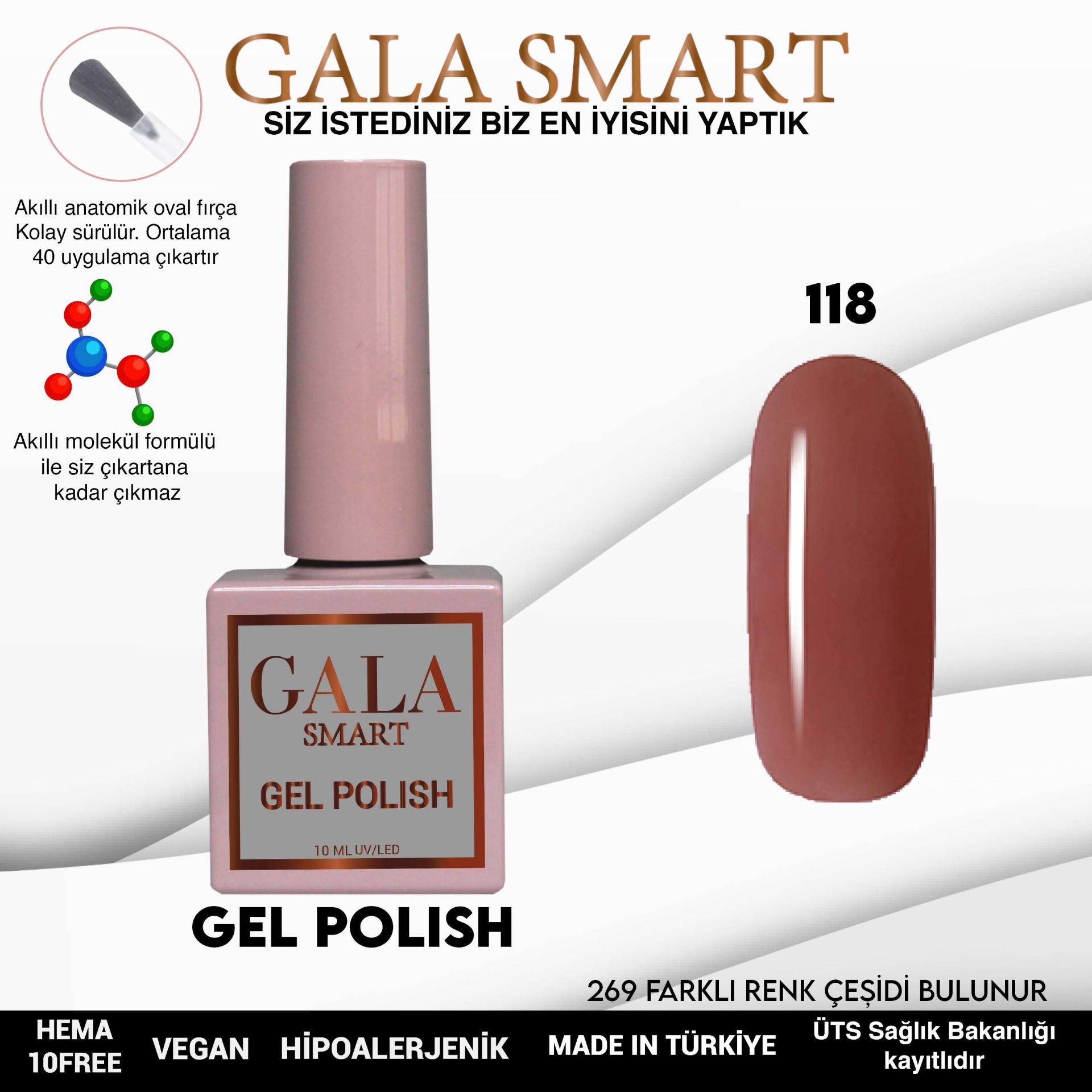 Classic Gel Polish No: 118 resmi
