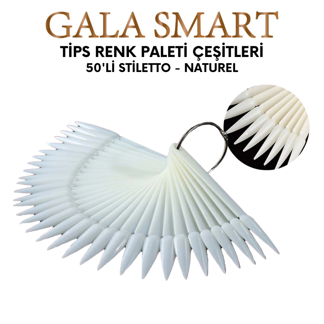 Tips Renk Paleti Stiletto 50'li - Naturel resmi