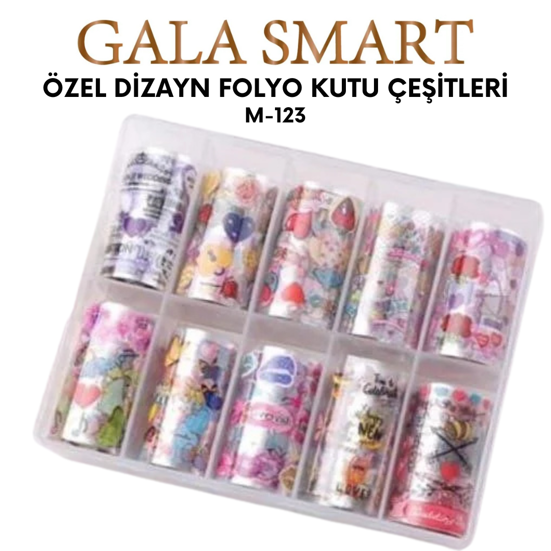 Özel Dizayn Kırık Cam Folyo Kutulu M-123 resmi