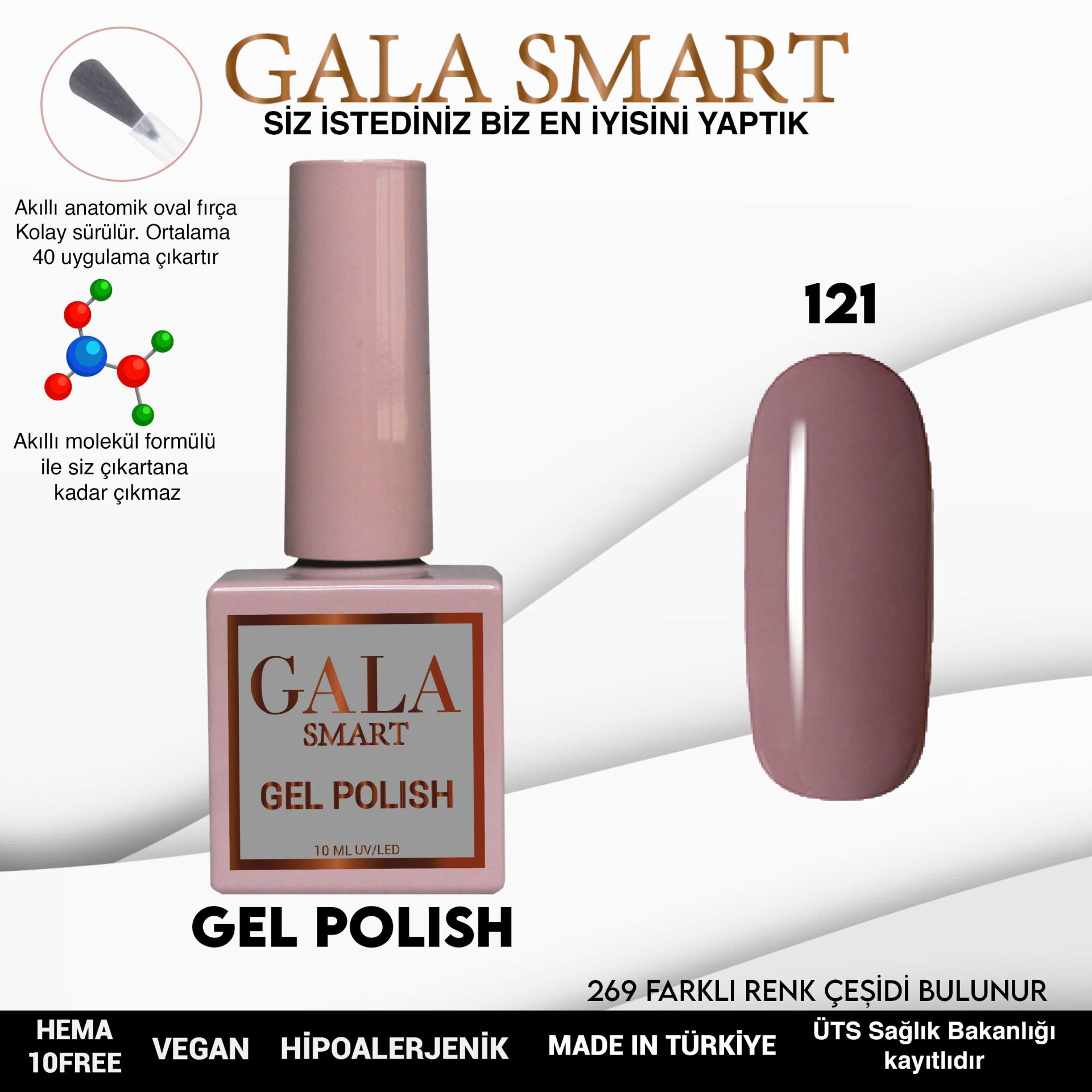 Classic Gel Polish No: 121 resmi