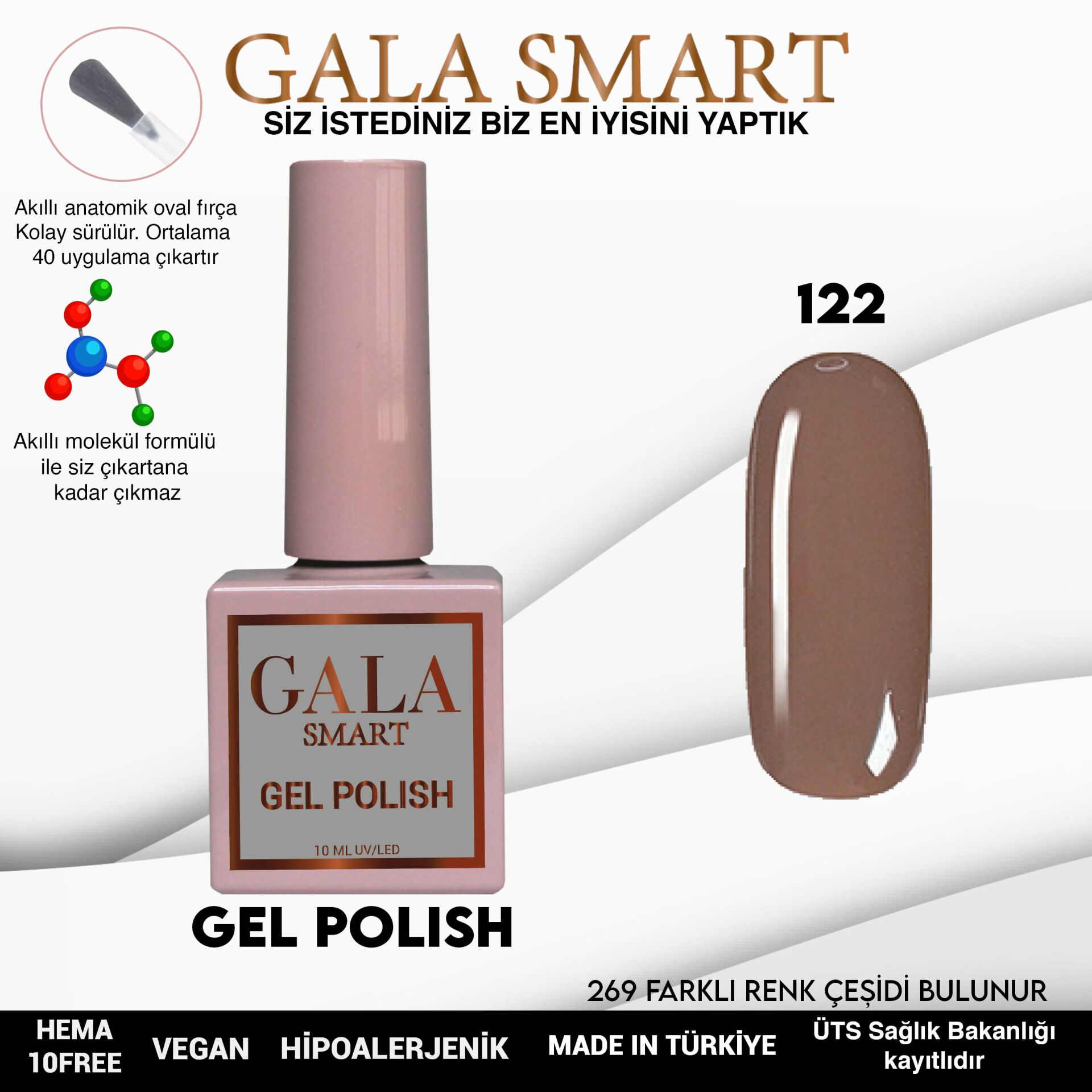 Classic Gel Polish No: 122 resmi