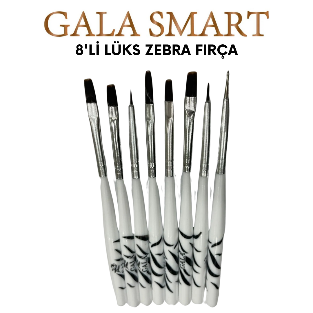 Lüks Zebra Fırça 8'li resmi