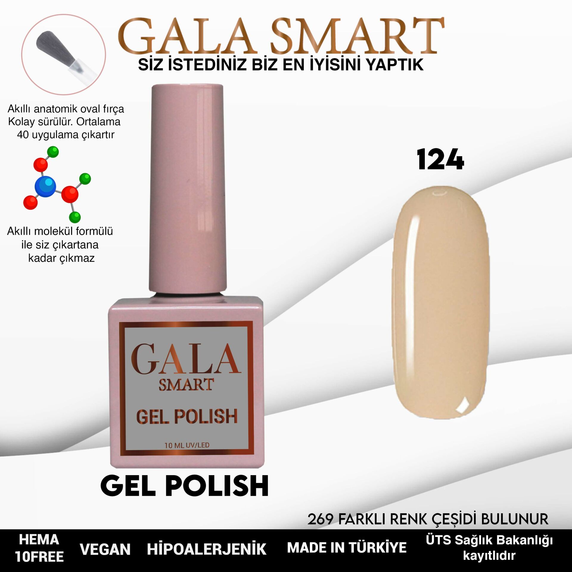Classic Gel Polish No: 124 resmi