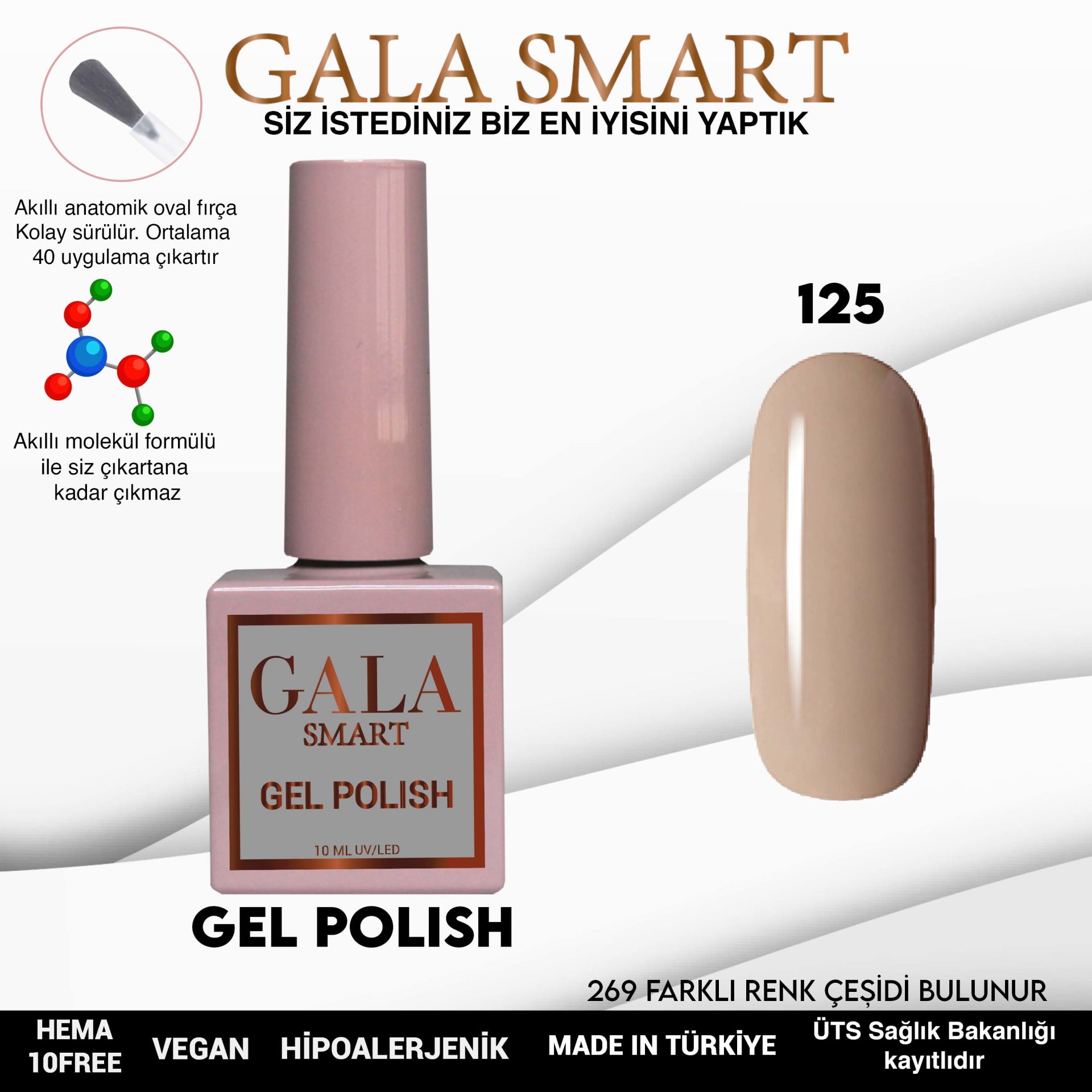 Classic Gel Polish No: 125 resmi