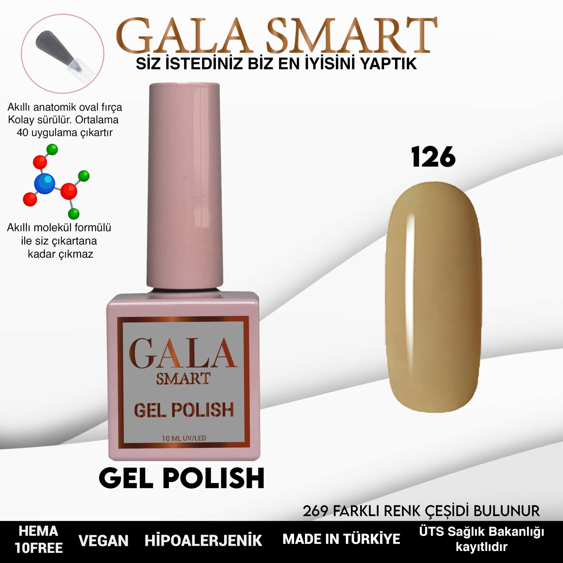 Classic Gel Polish No: 126 resmi