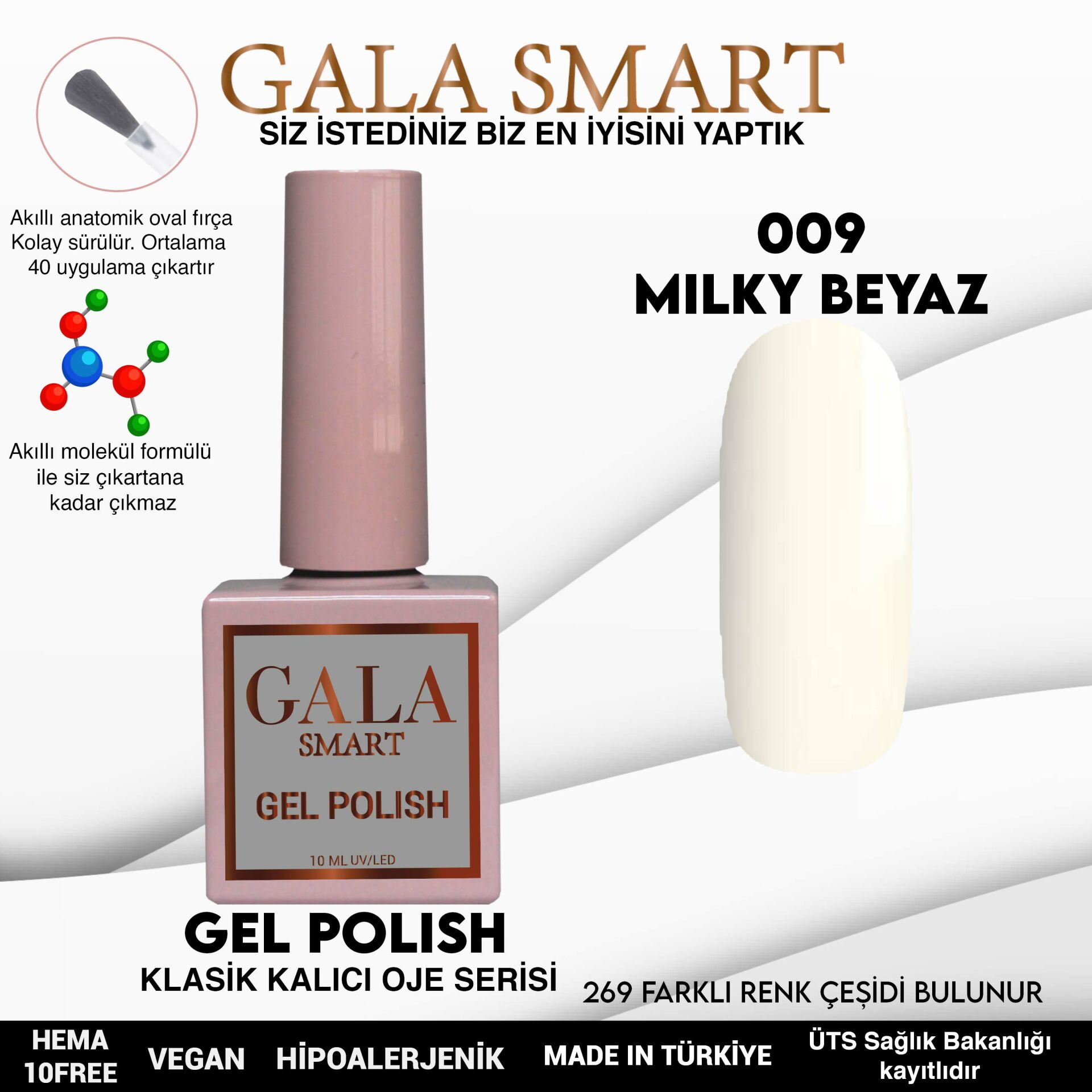 Classic Gel Polish No: 009 resmi