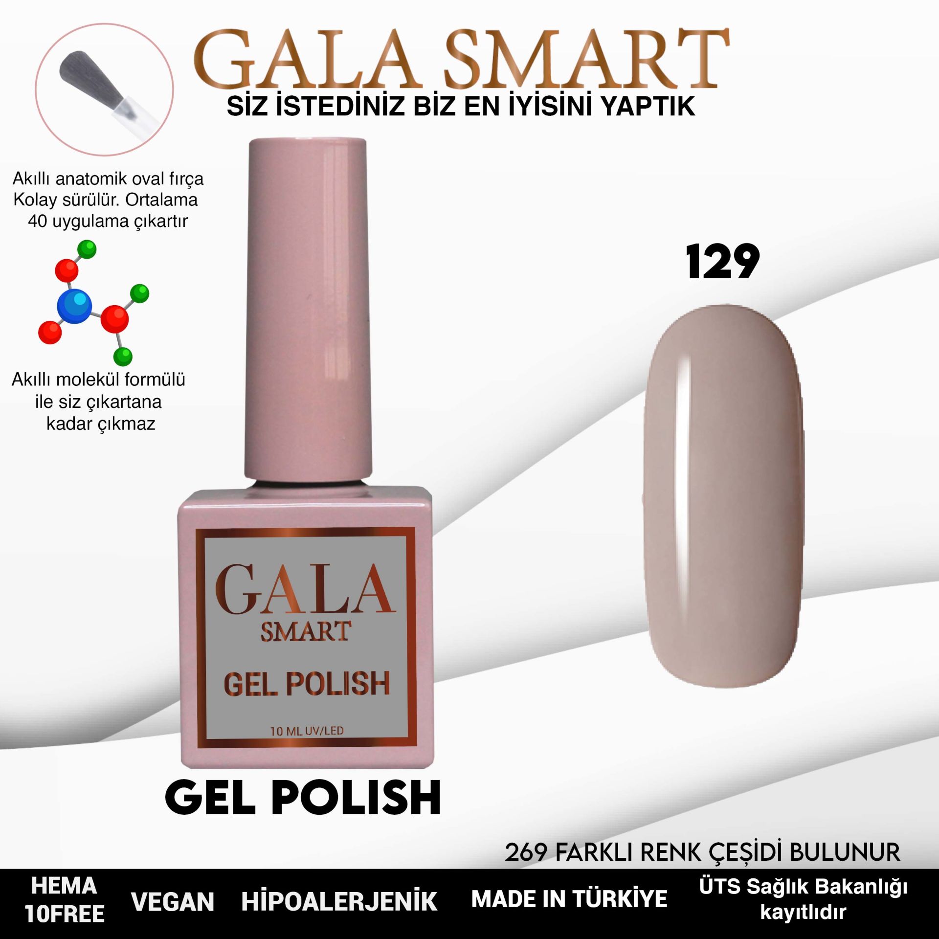 Classic Gel Polish No: 129 resmi