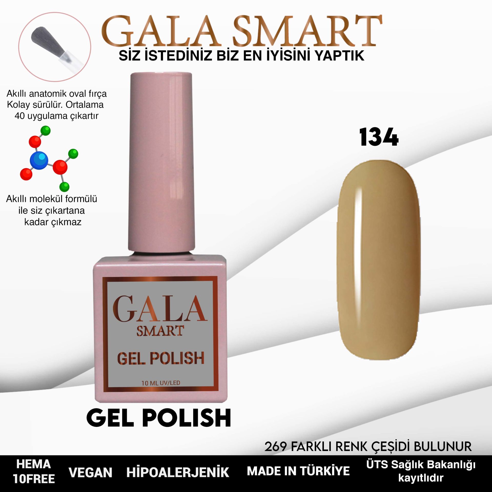 Classic Gel Polish No: 134 resmi