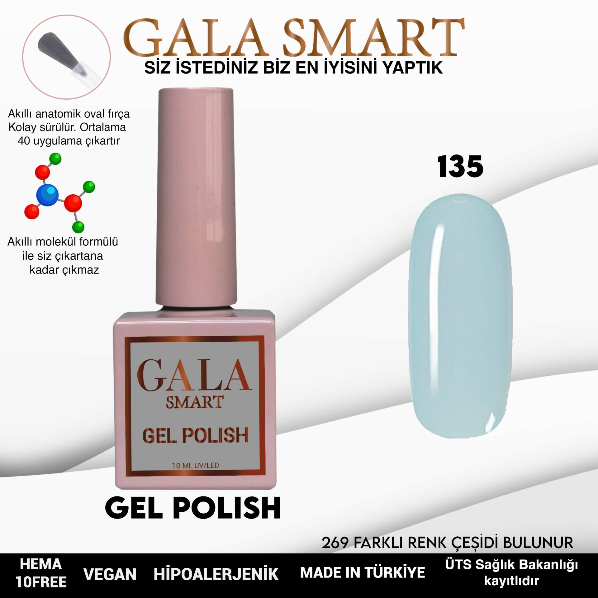 Classic Gel Polish No: 135 resmi