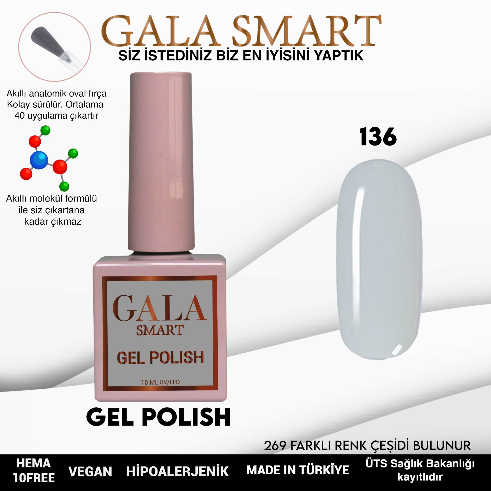 Classic Gel Polish No: 136 resmi