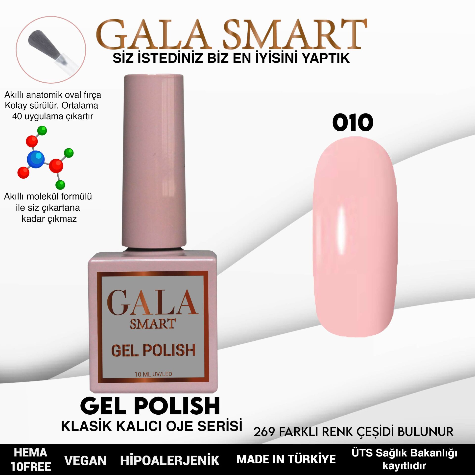 Classic Gel Polish No: 010 resmi