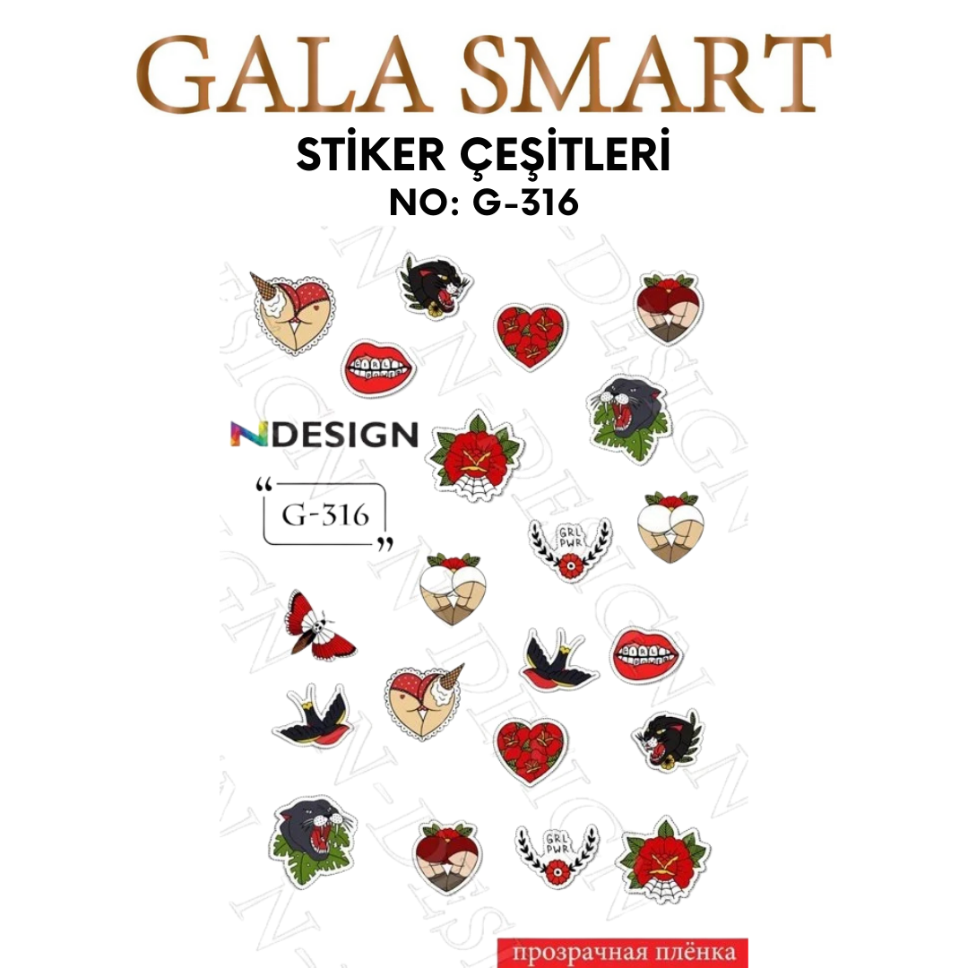 Stiker No: G-316 resmi