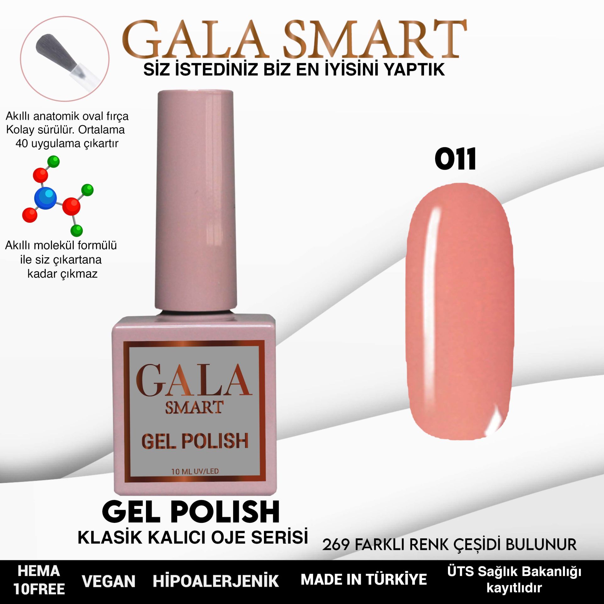 Classic Gel Polish No: 011 resmi