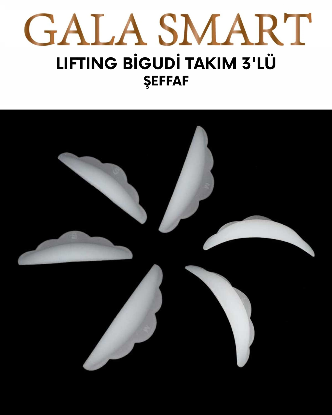 Lifting Bigüdü Takım Üçlü - Şeffaf resmi