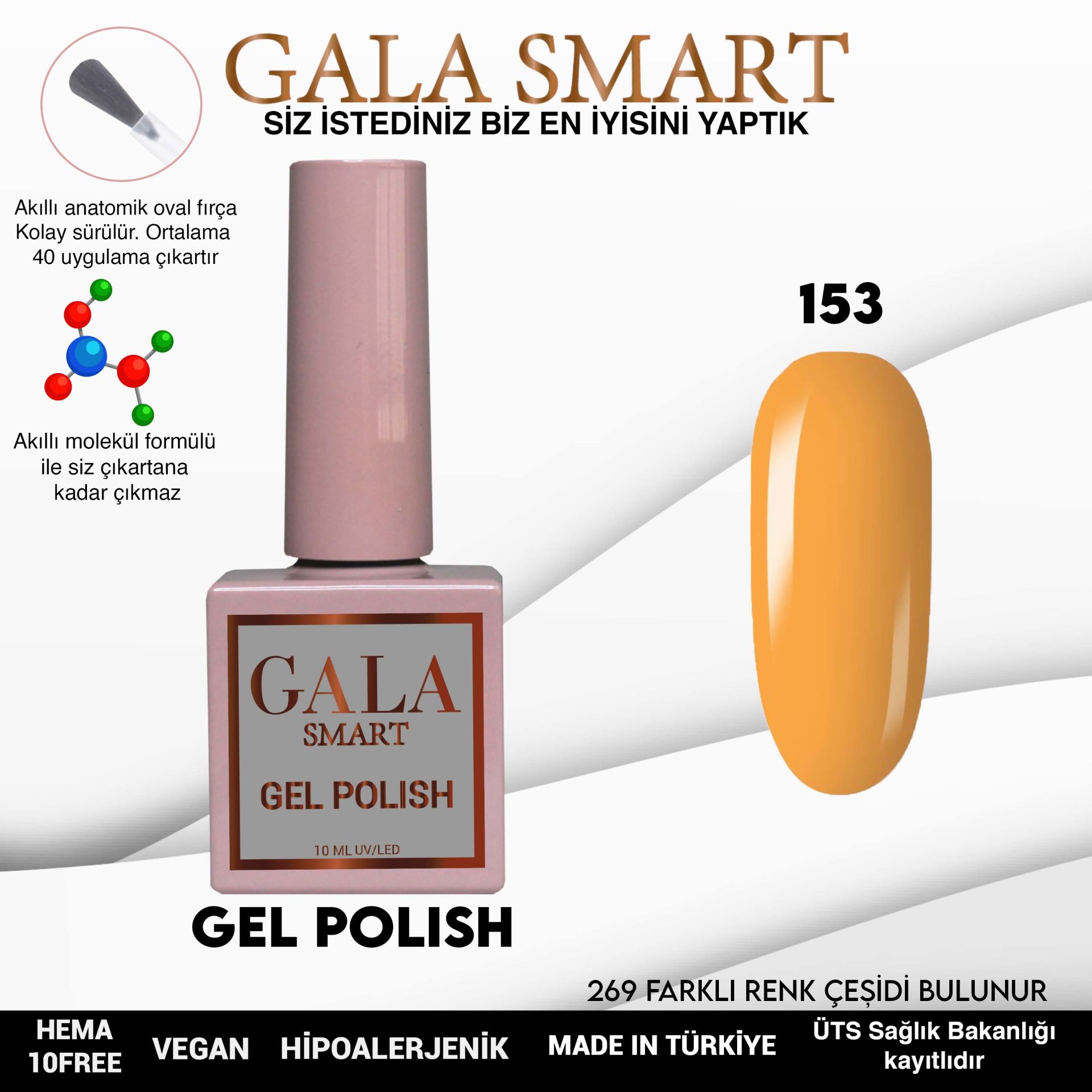 Classic Gel Polish No: 153 resmi