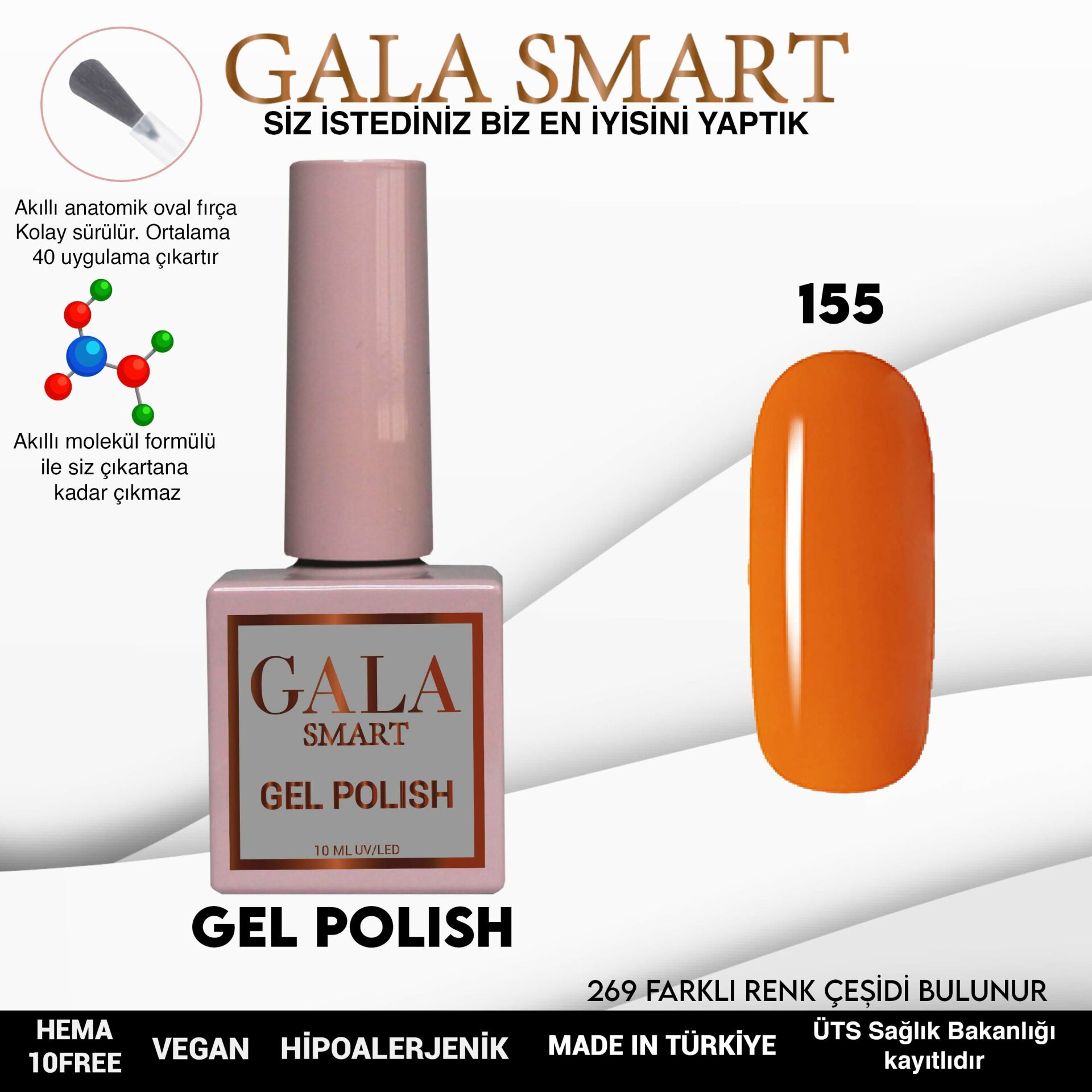 Classic Gel Polish No: 155 resmi