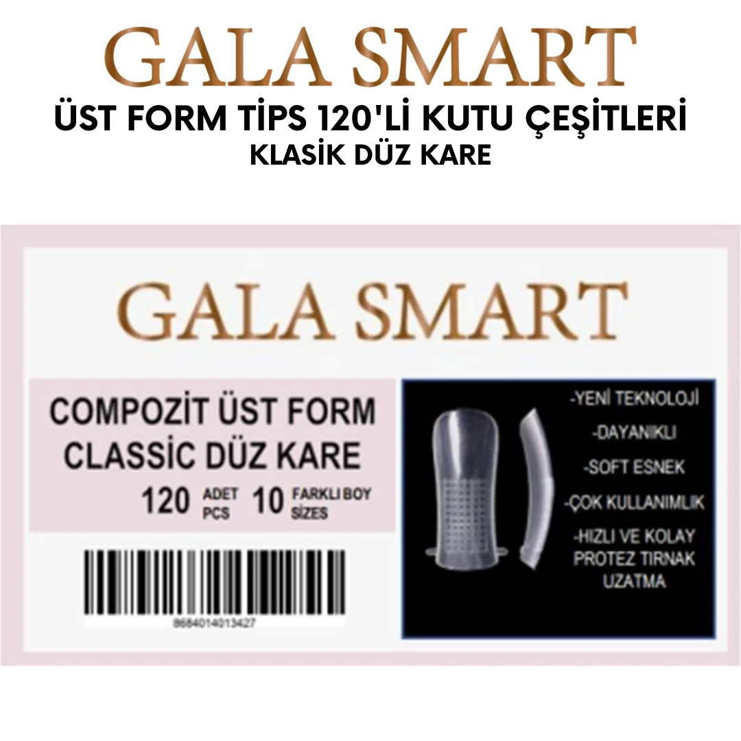 Üst Form Tips - Klasik Düz Kare 120'li Kutu resmi