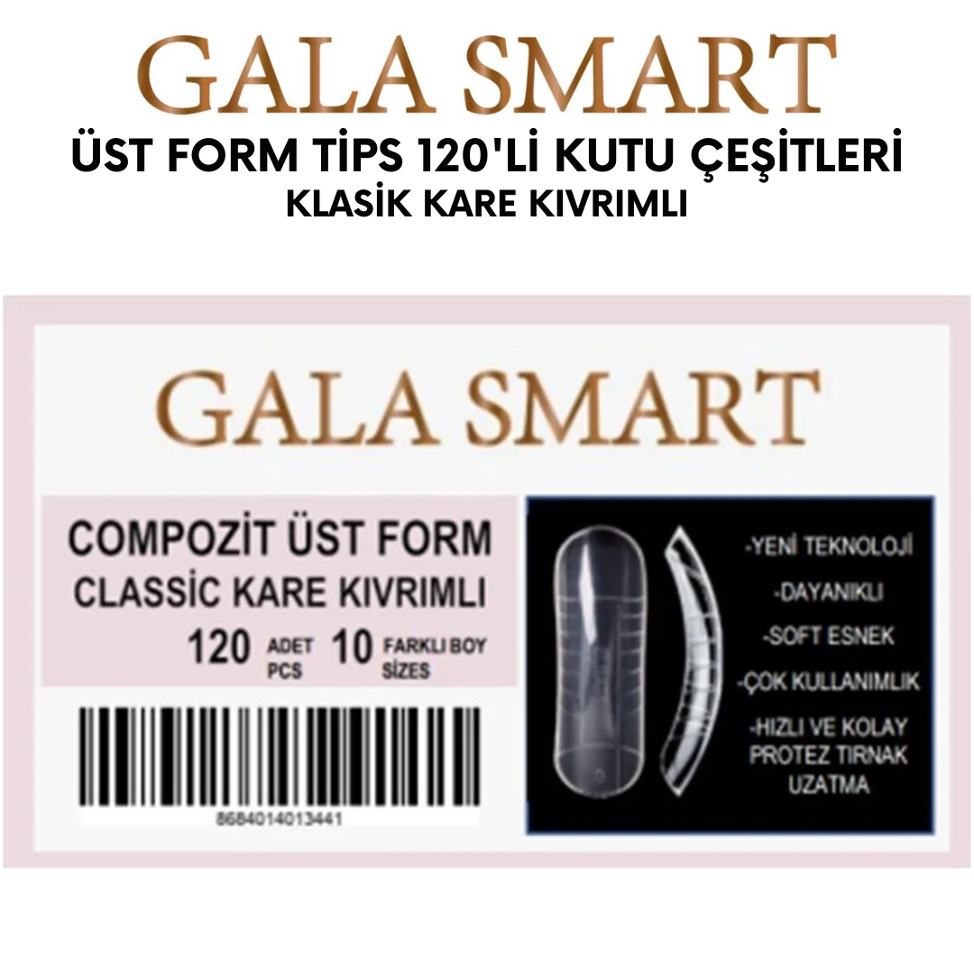 Üst Form Tips - Klasik Kare Kıvrımlı 120'li Kutu resmi