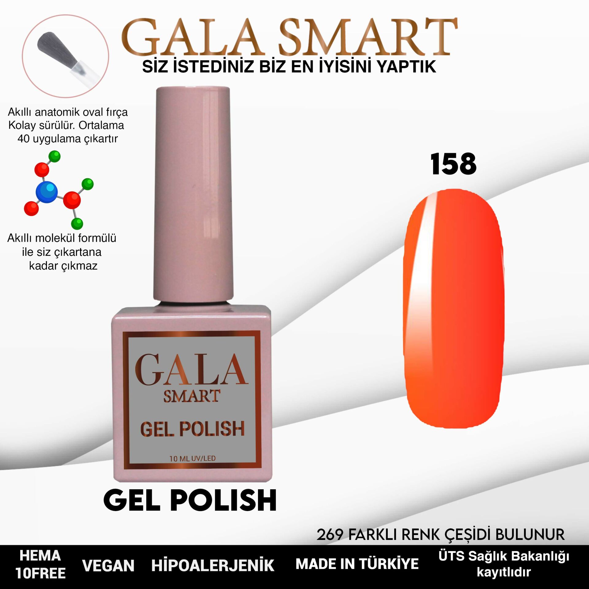 Classic Gel Polish No: 158 resmi