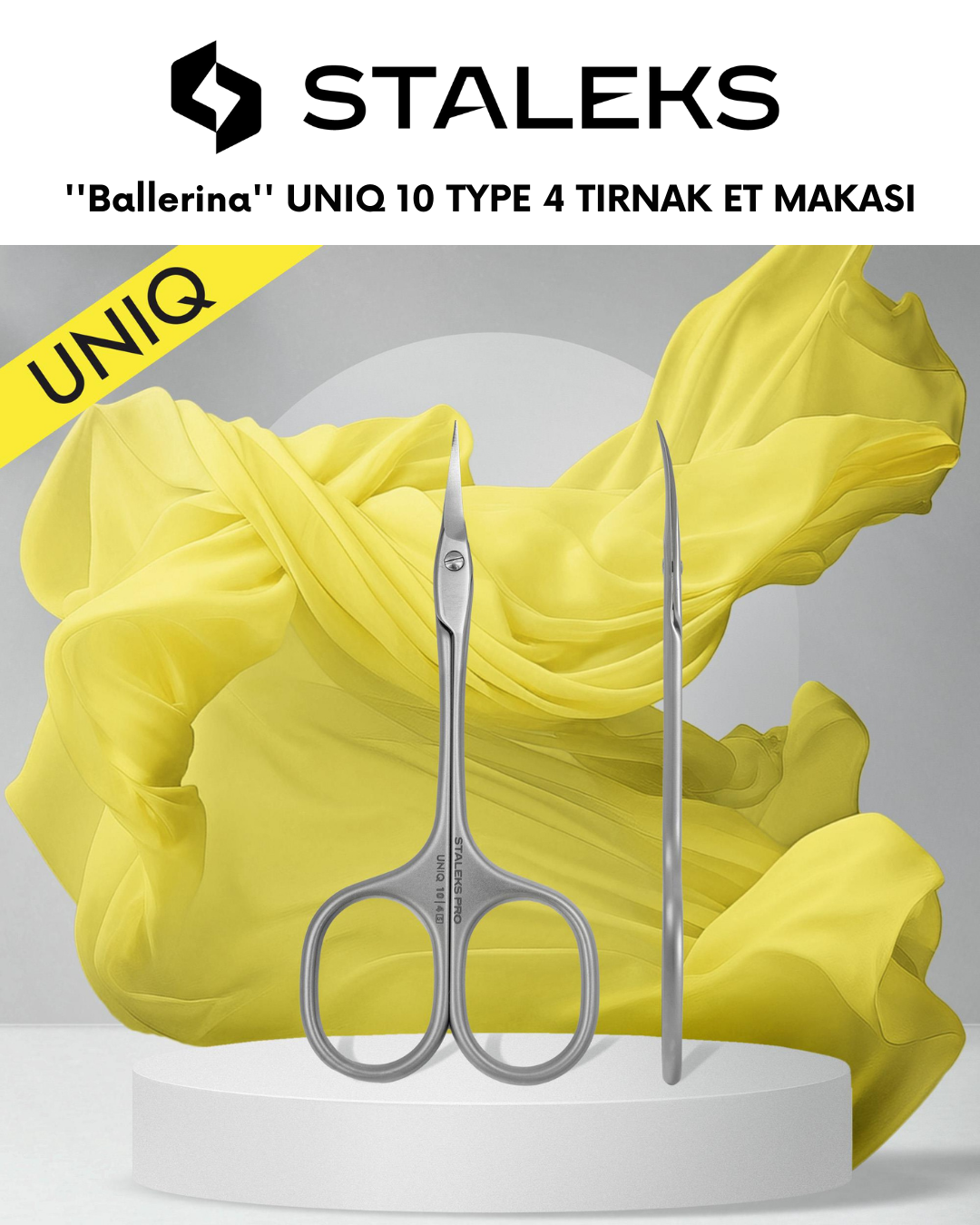 ''Ballerina'' UNIQ 10 TYPE 4 Profesyonel Tırnak Eti Makası resmi