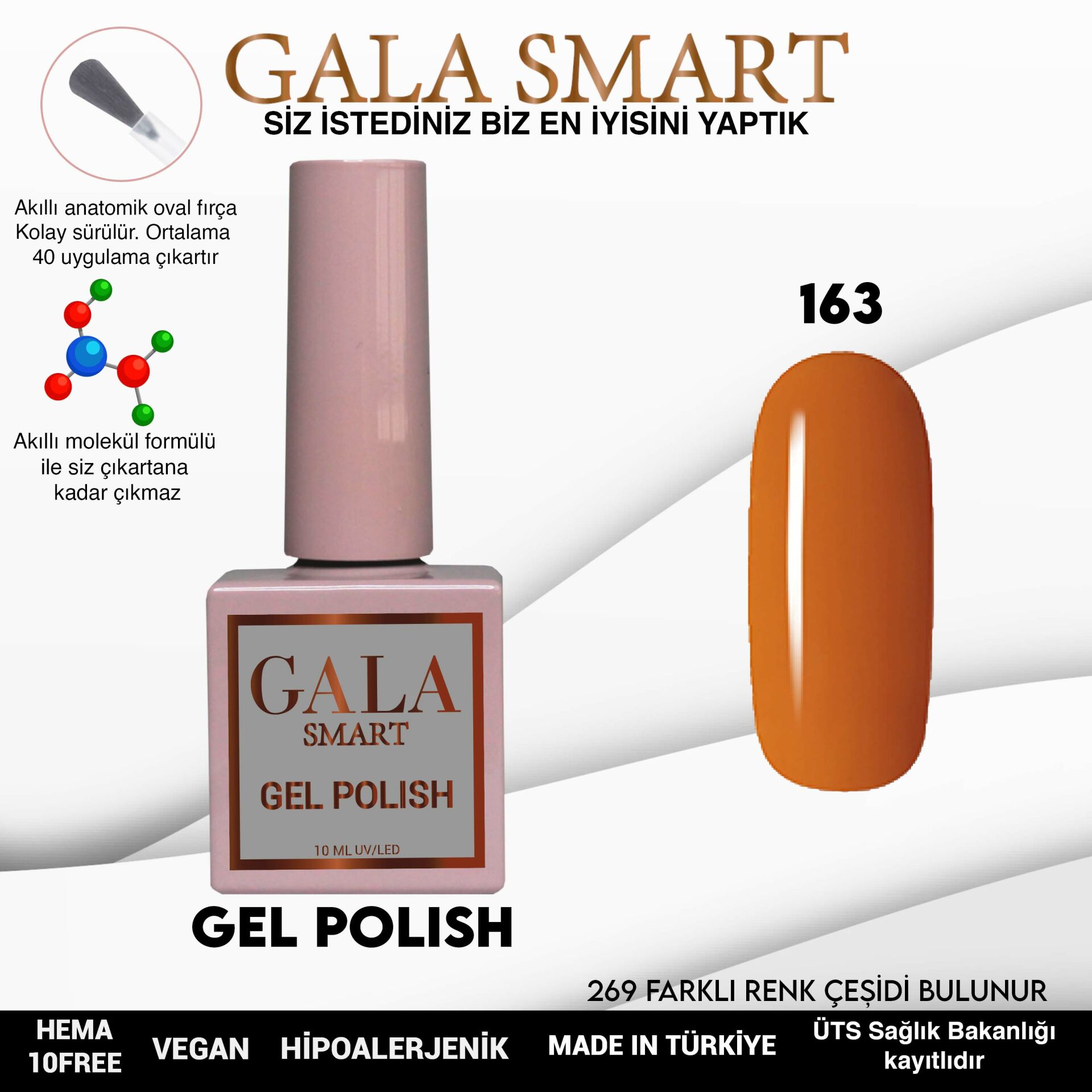 Classic Gel Polish No: 163 resmi