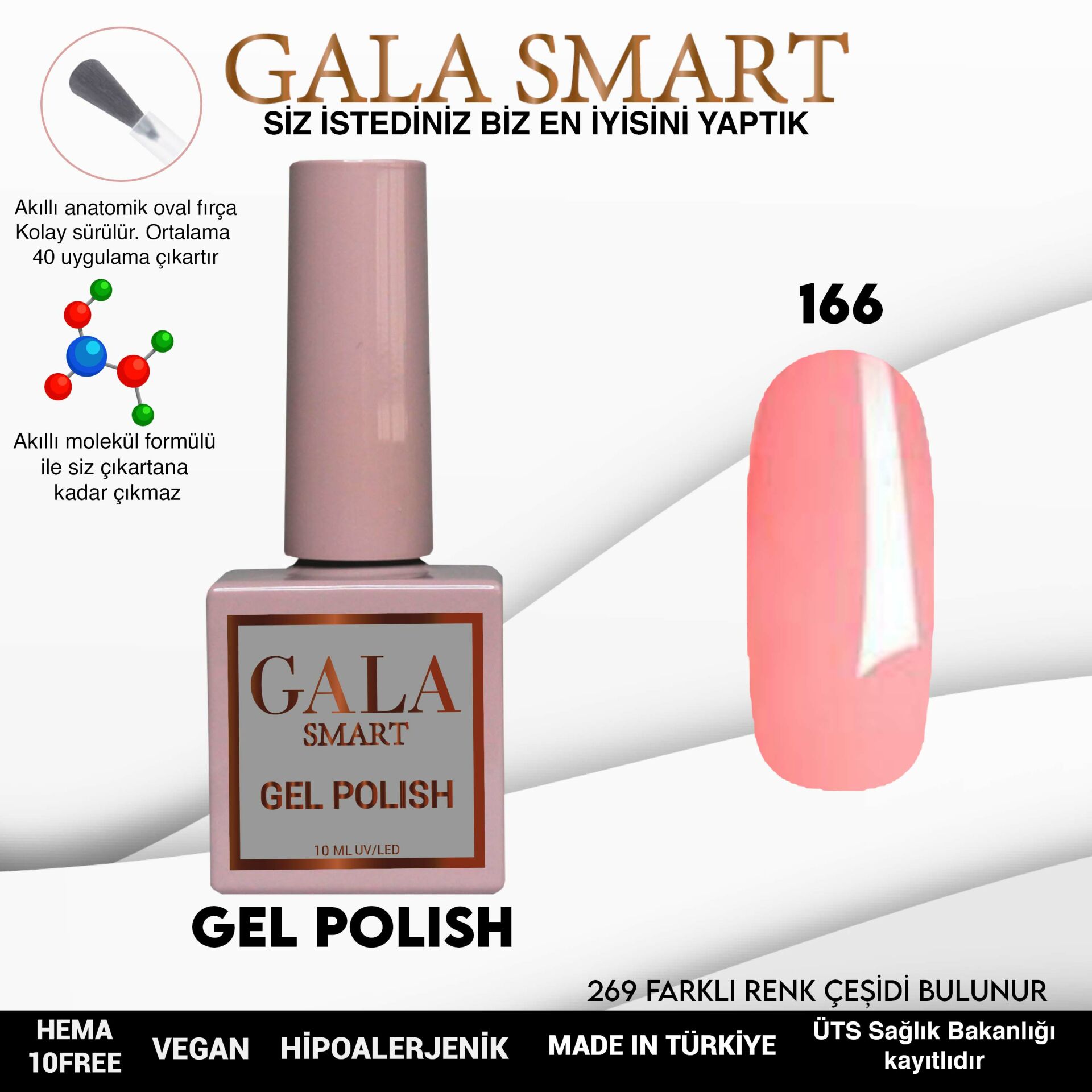 Classic Gel Polish No: 166 resmi