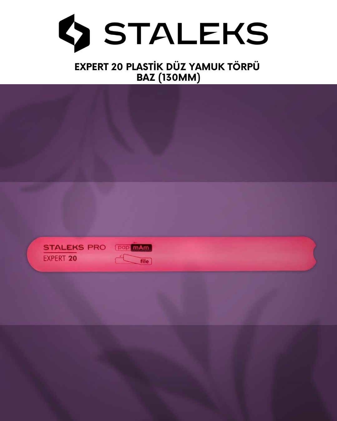 EXPERT 20 Plastik Düz Yamuk Törpü (Baz) (130 mm) resmi