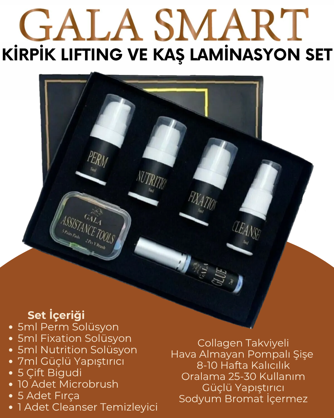 Kirpik Lifting ve Kaş Laminasyon Set resmi