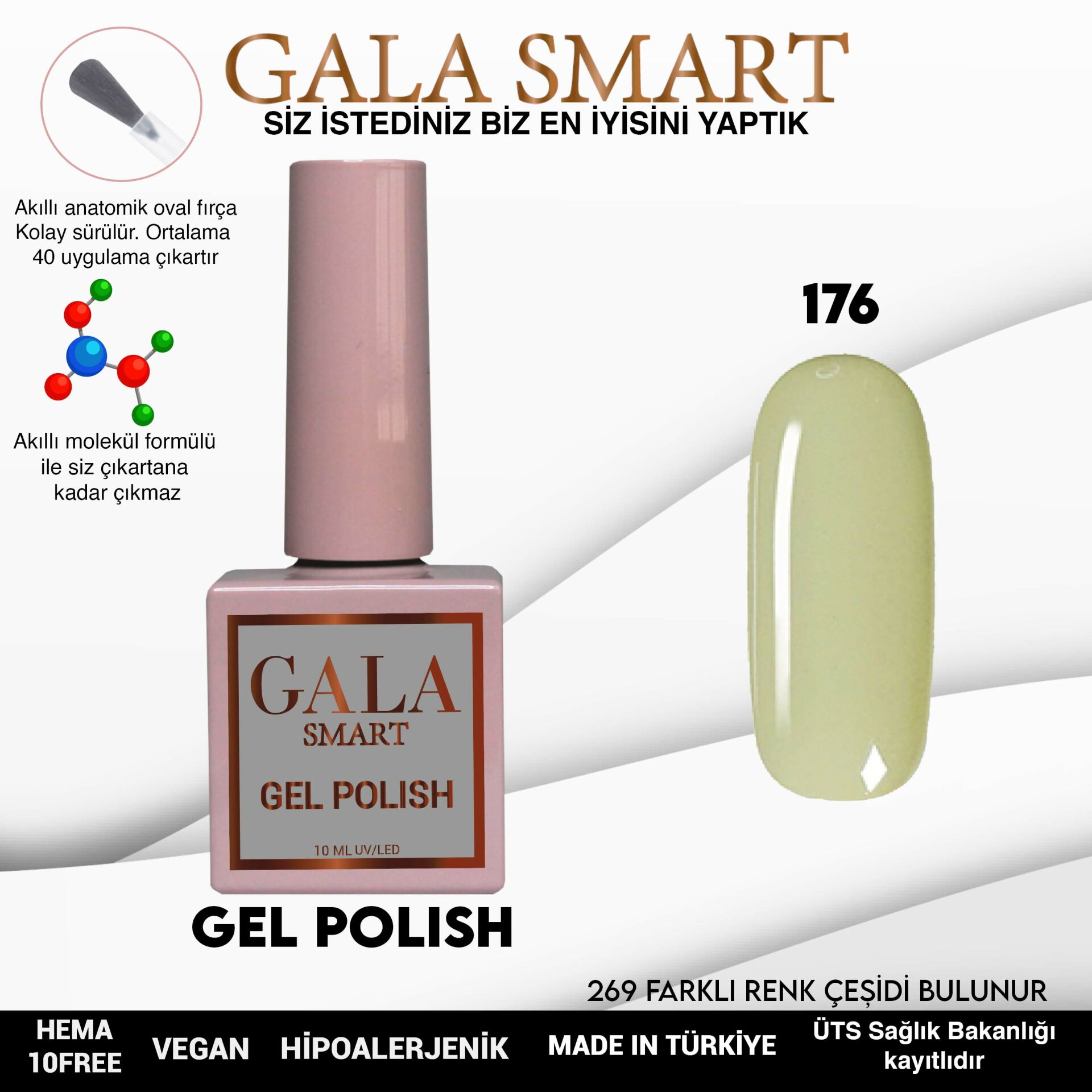 Classic Gel Polish No: 176 resmi