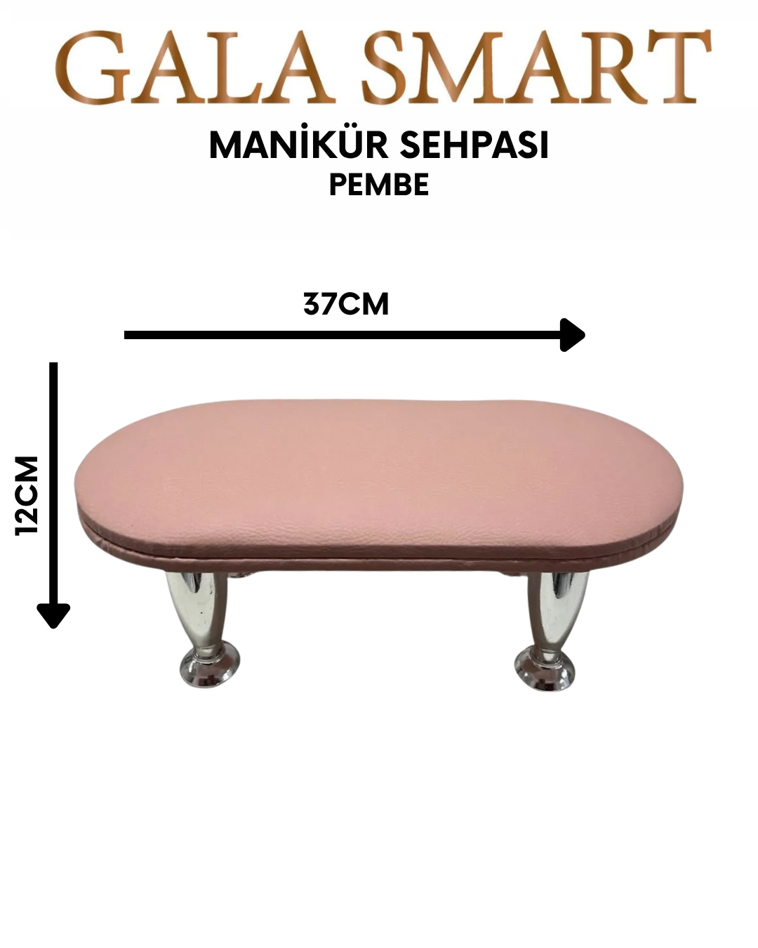 Manikür Sehpası - Pembe resmi