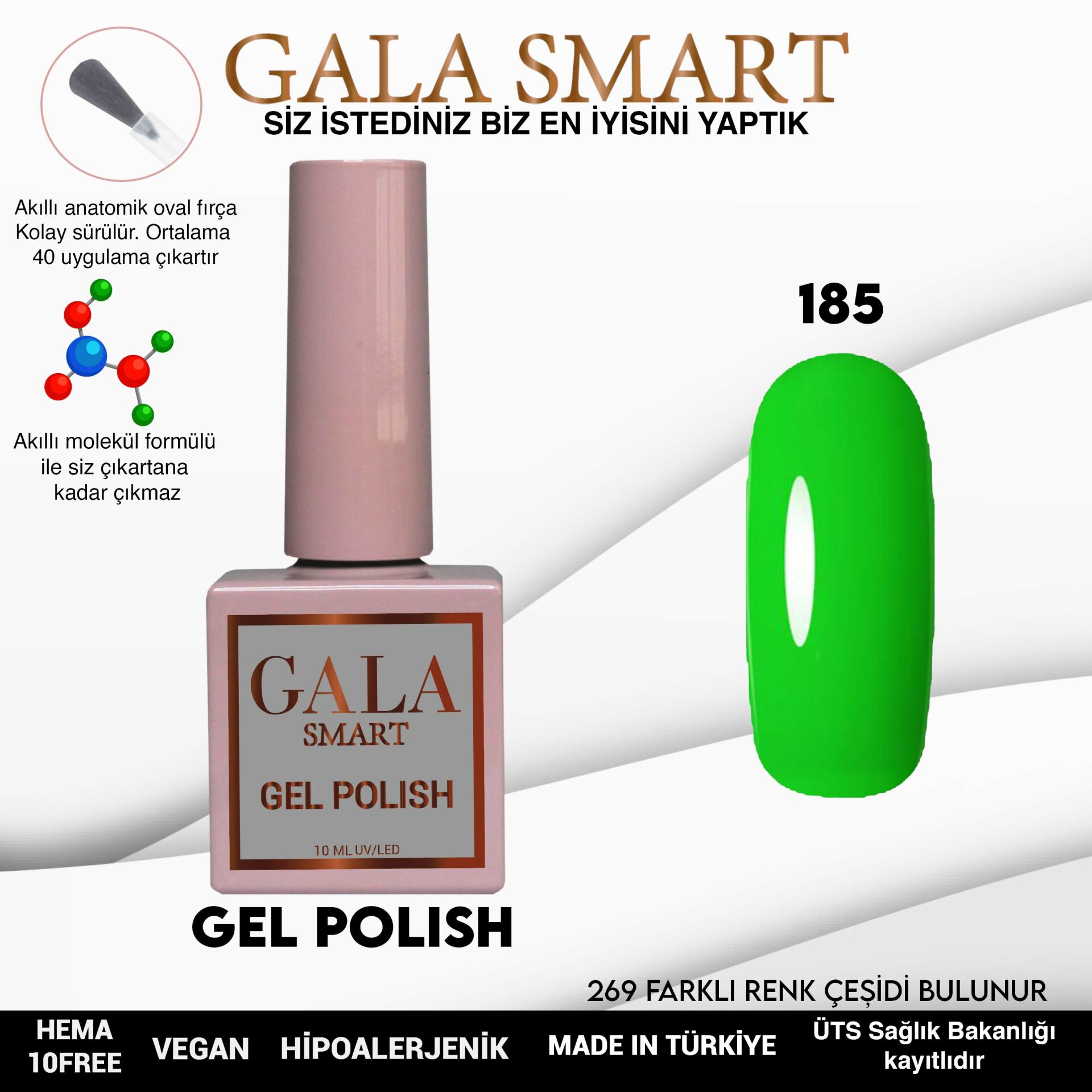 Classic Gel Polish No: 185 resmi