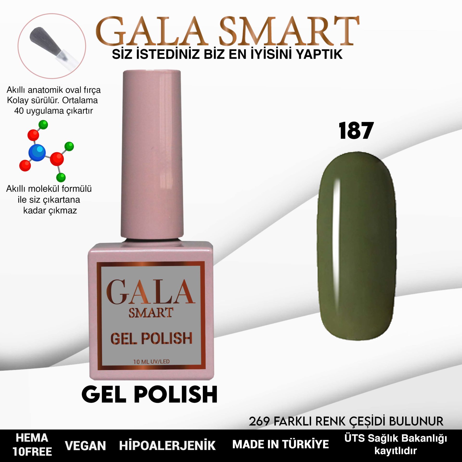 Classic Gel Polish No: 187 resmi