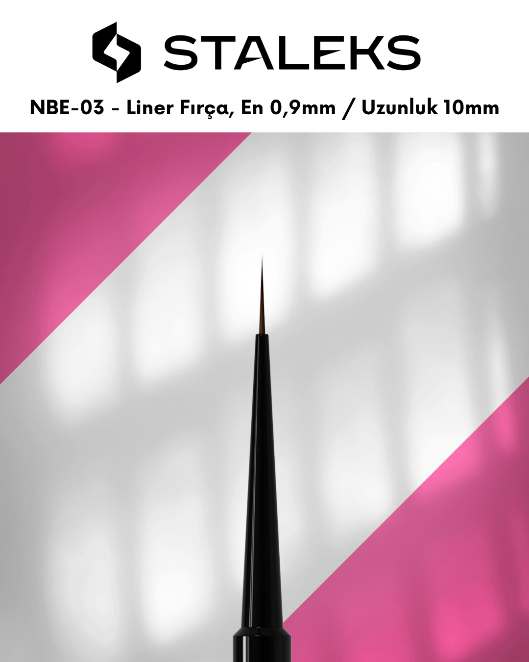 Expert liner fırçası, genişlik 0,9 mm/uzunluk 10 mm resmi