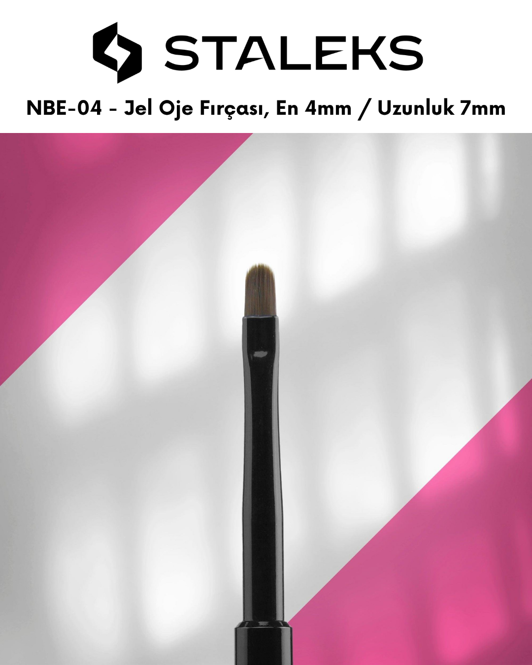 EXPERT Jel Oje Fırçası, en 4 mm/uzunluk 7 mm resmi